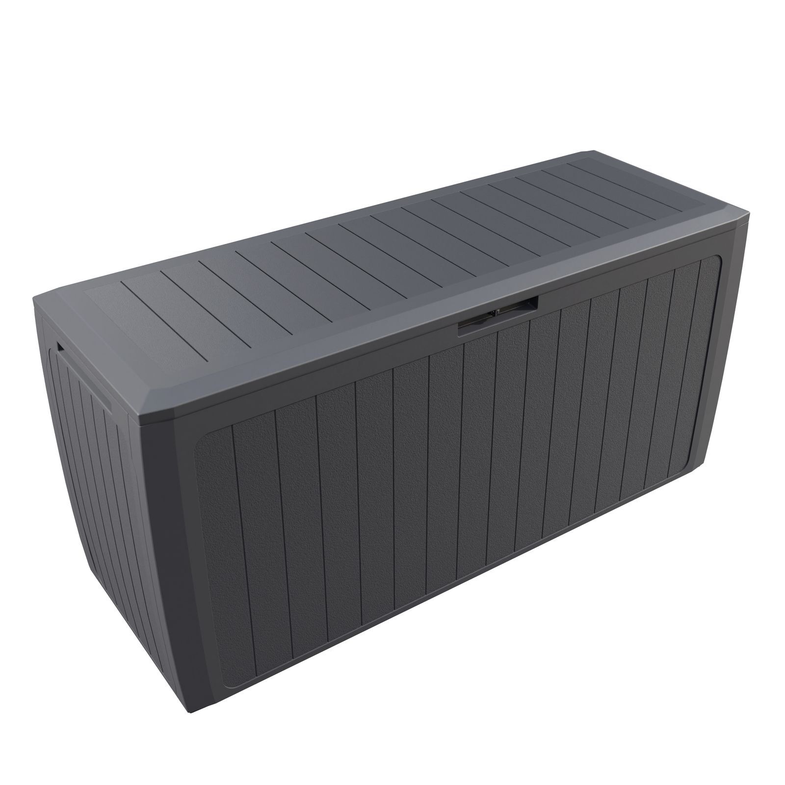 Gartenbox 290L Anthrazit Board Plus mit Rollen wetterfest