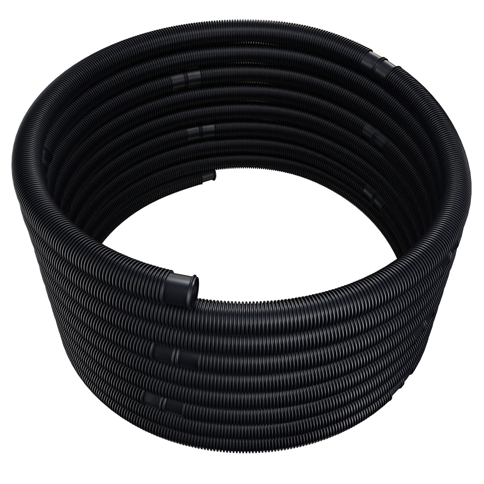 Poolschlauch Schwarz Ø38mm 14m