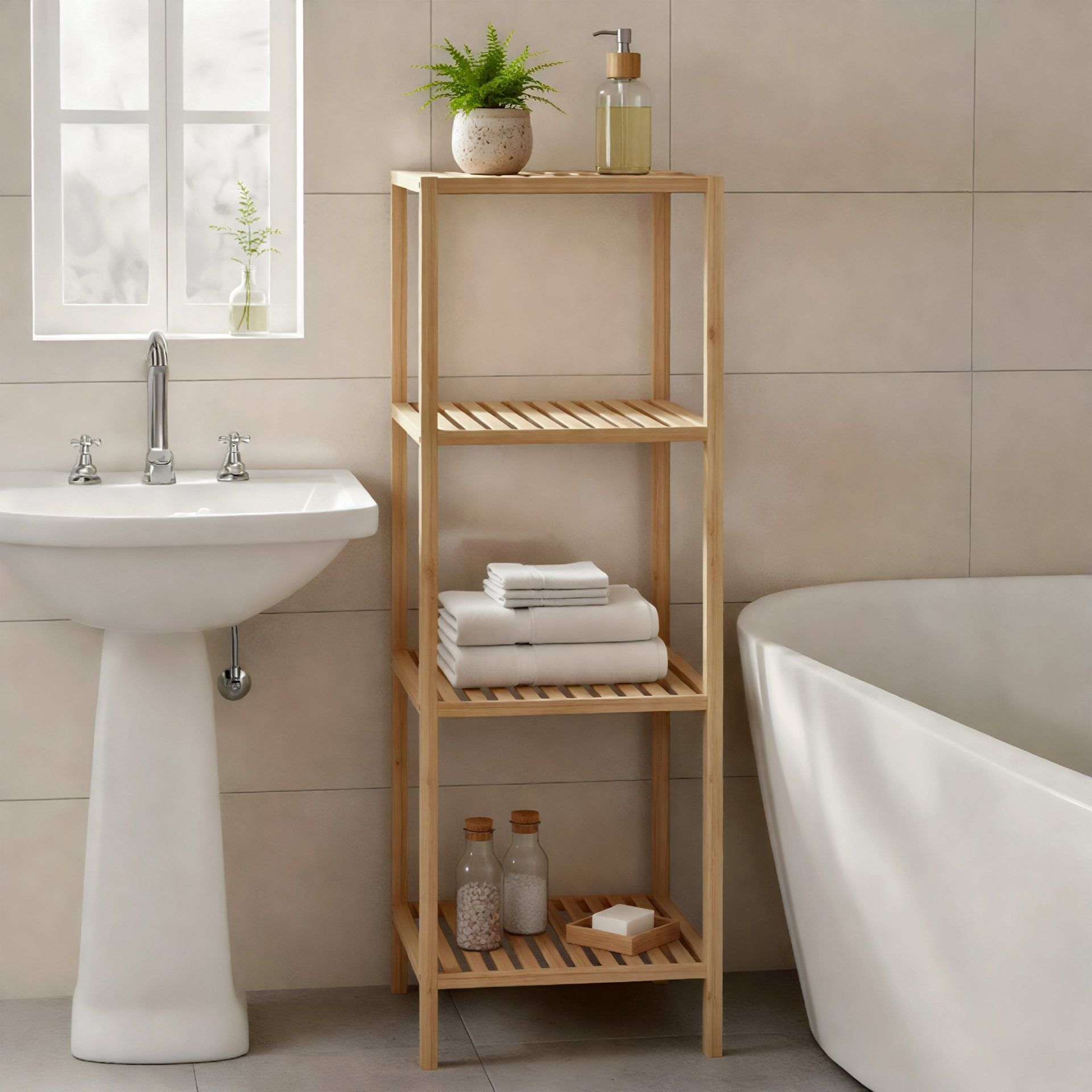 Badregal Zinnien M, natura