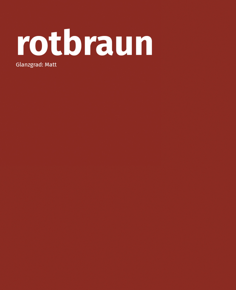 Remmers Deckfarben-Set seidenmatt deckend L, Rotbraun