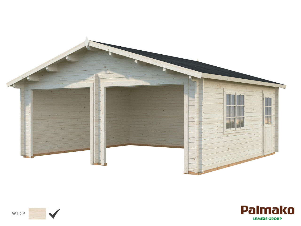 Palmako Holzgarage Roger 28,4 m²