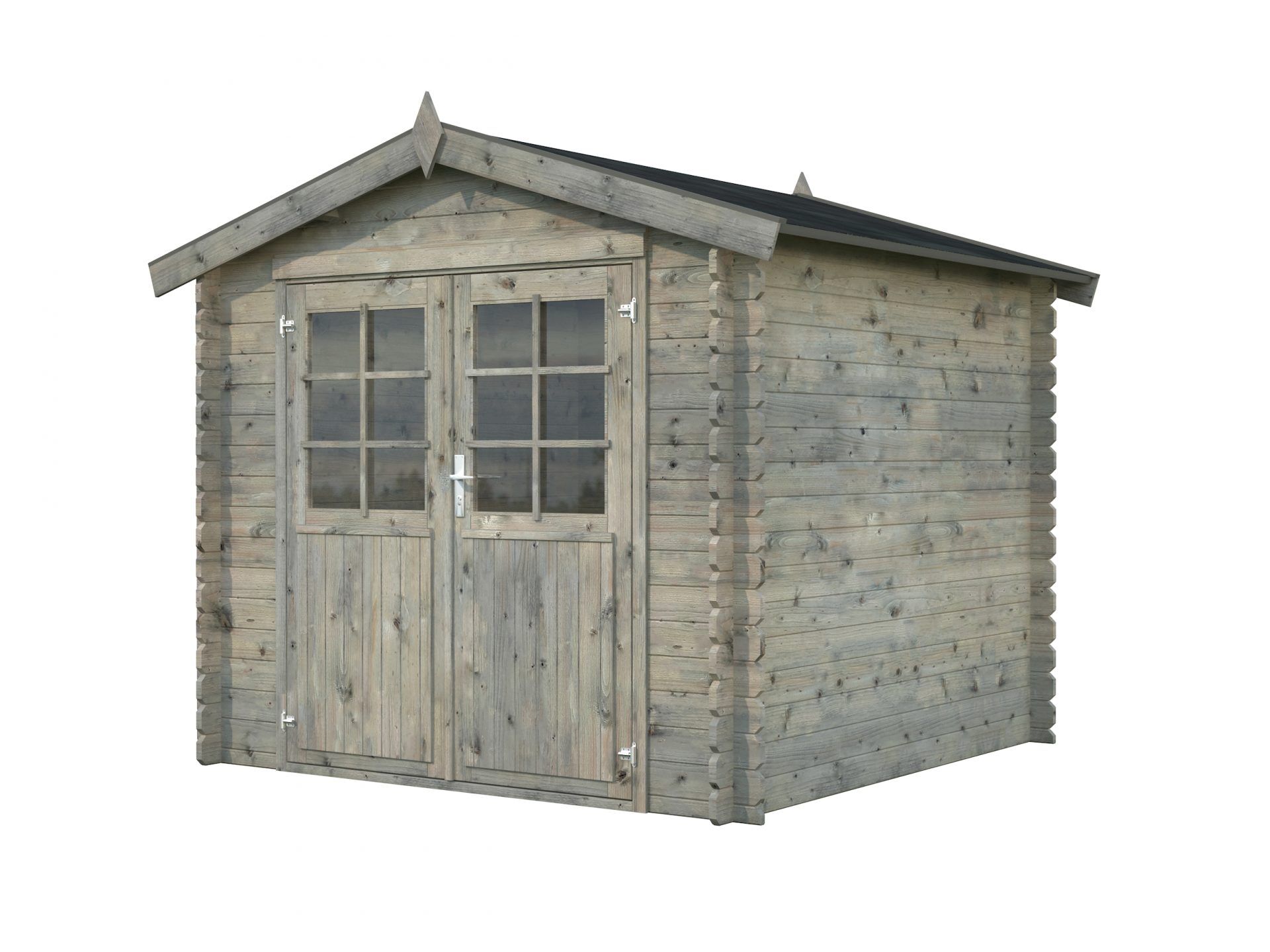 Gartenhaus Holz 2,3x2,3m Aktion 74