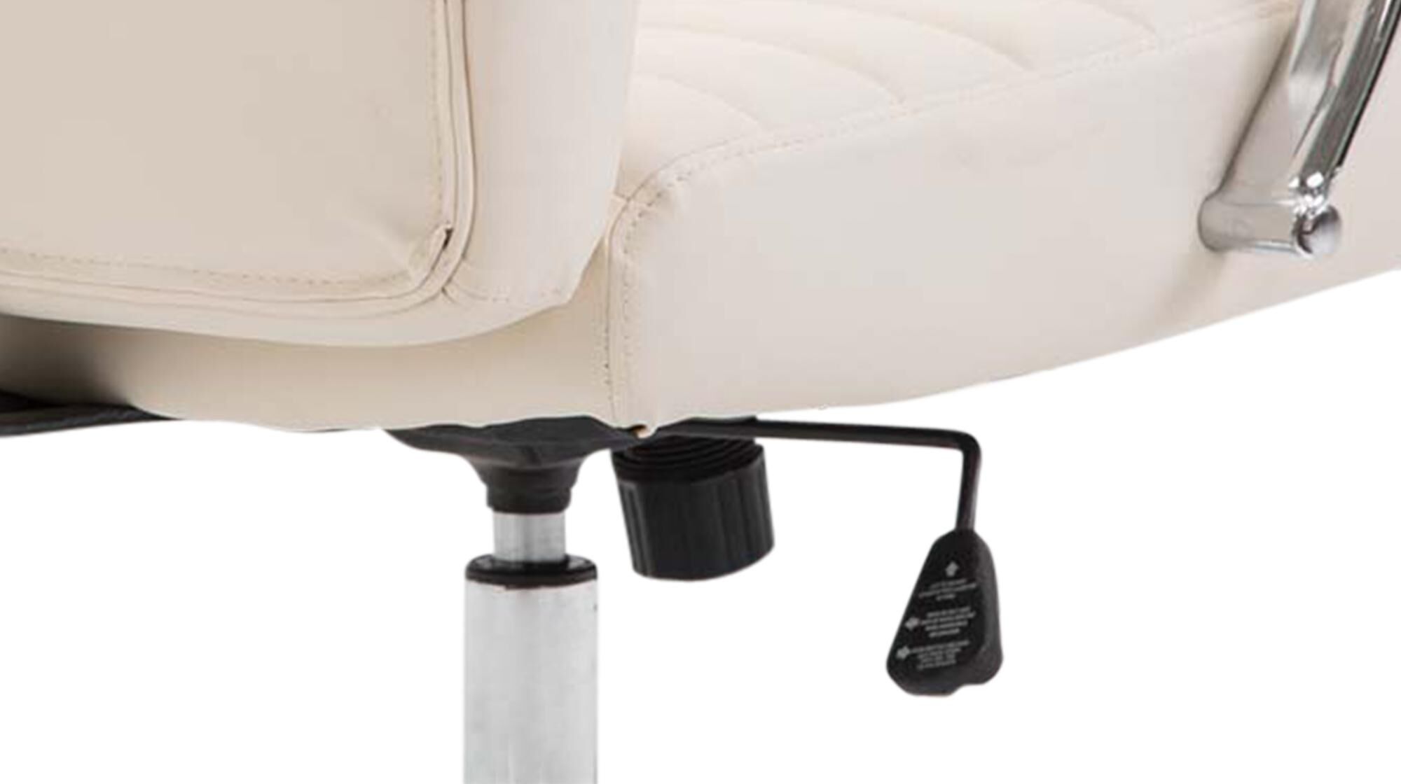 Bürostuhl Valais Kunstleder, creme