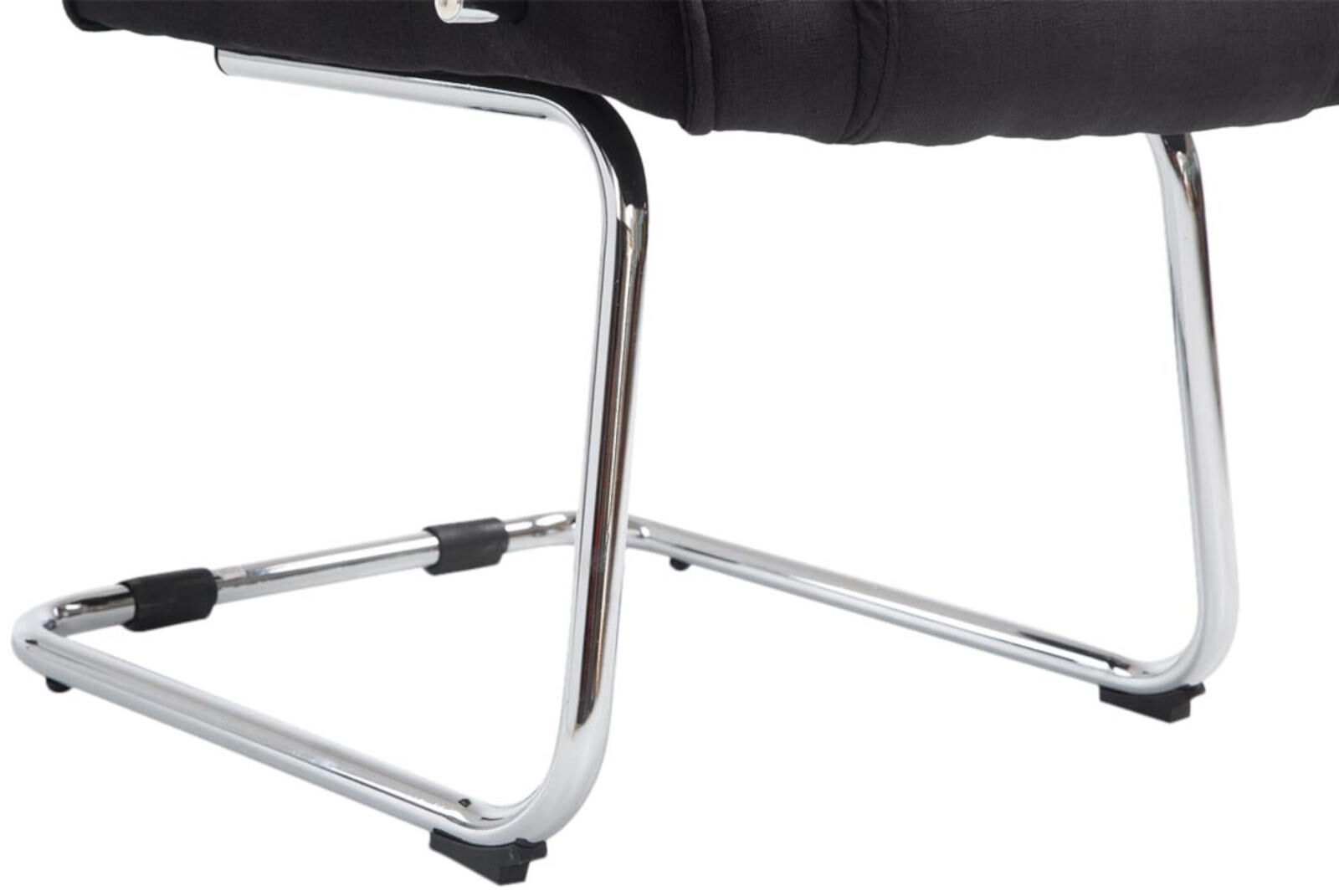 2er Set Stühle Attila Stoff, schwarz