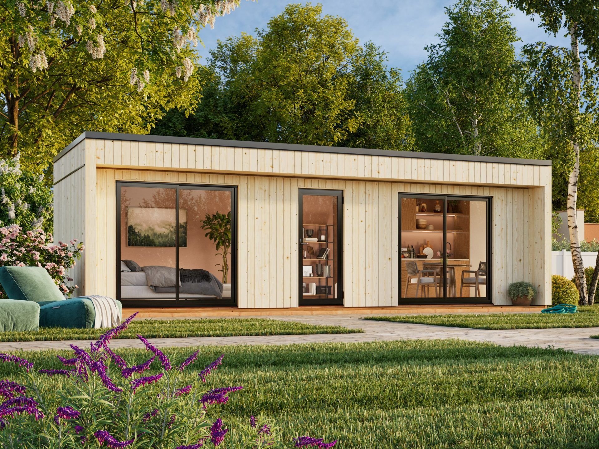 Palmako Tinyhaus Gartenhaus Johanna 22,4 m²