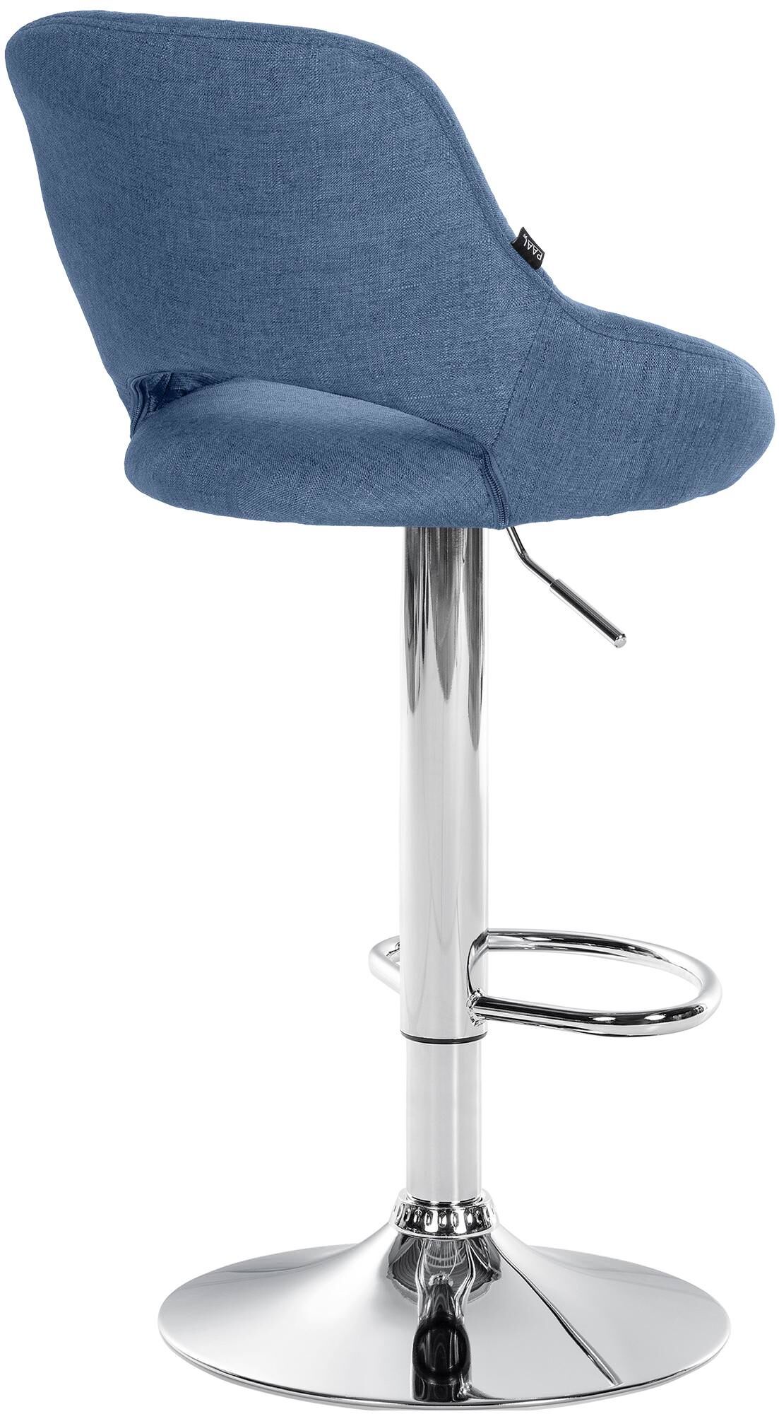 2er Set Barhocker Milet Stoff C, blau