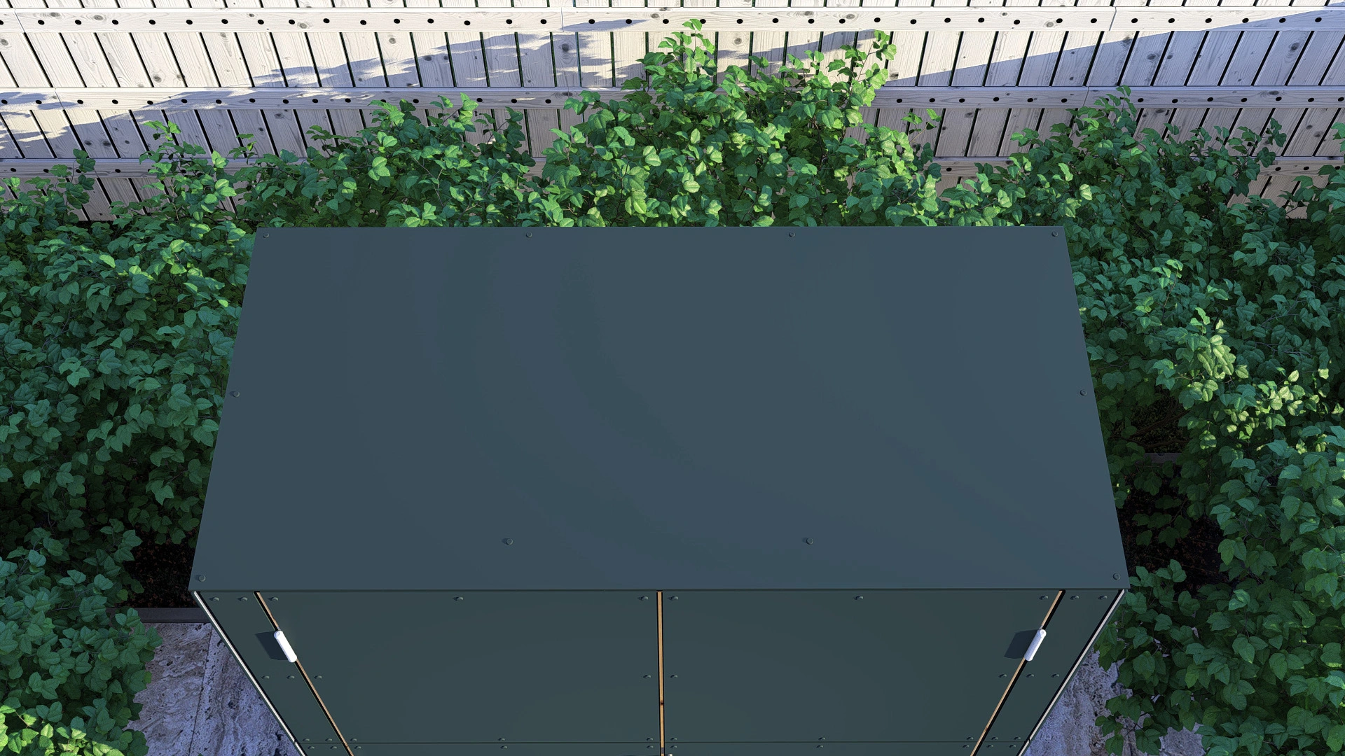 Terrassenschrank HPL Terrace High anthrazit