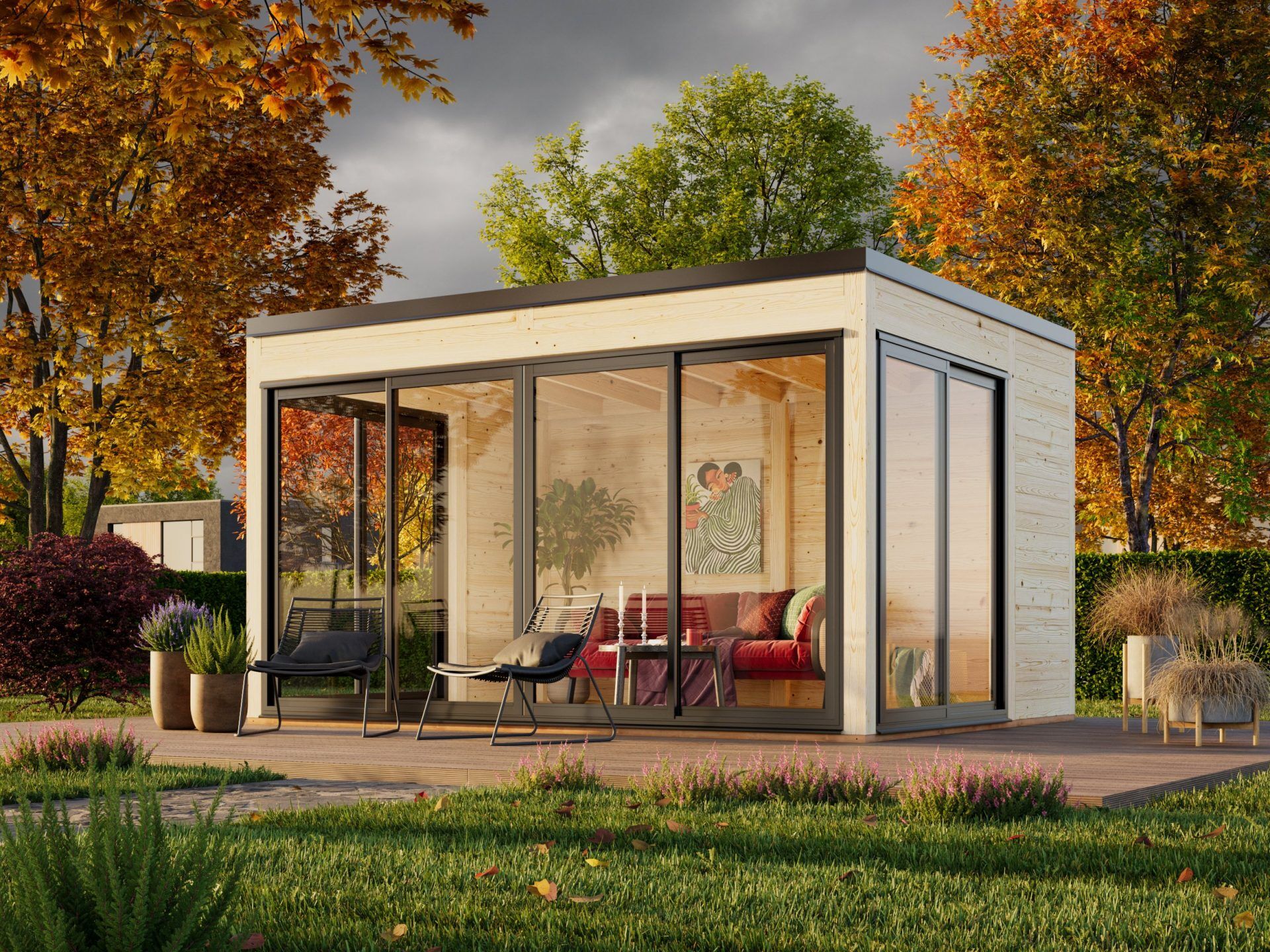 Palmako Pavillon Serena 12,6 m² Set 2 Slide
