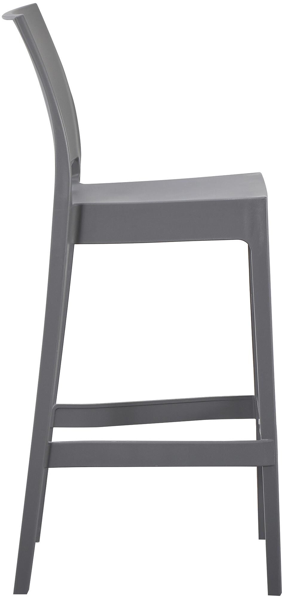 Barhocker Flamur, dunkelgrau