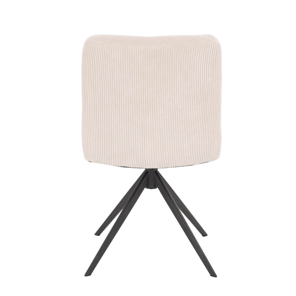 Esszimmerstuhl drehbar CordNODA – 8er Set Creme