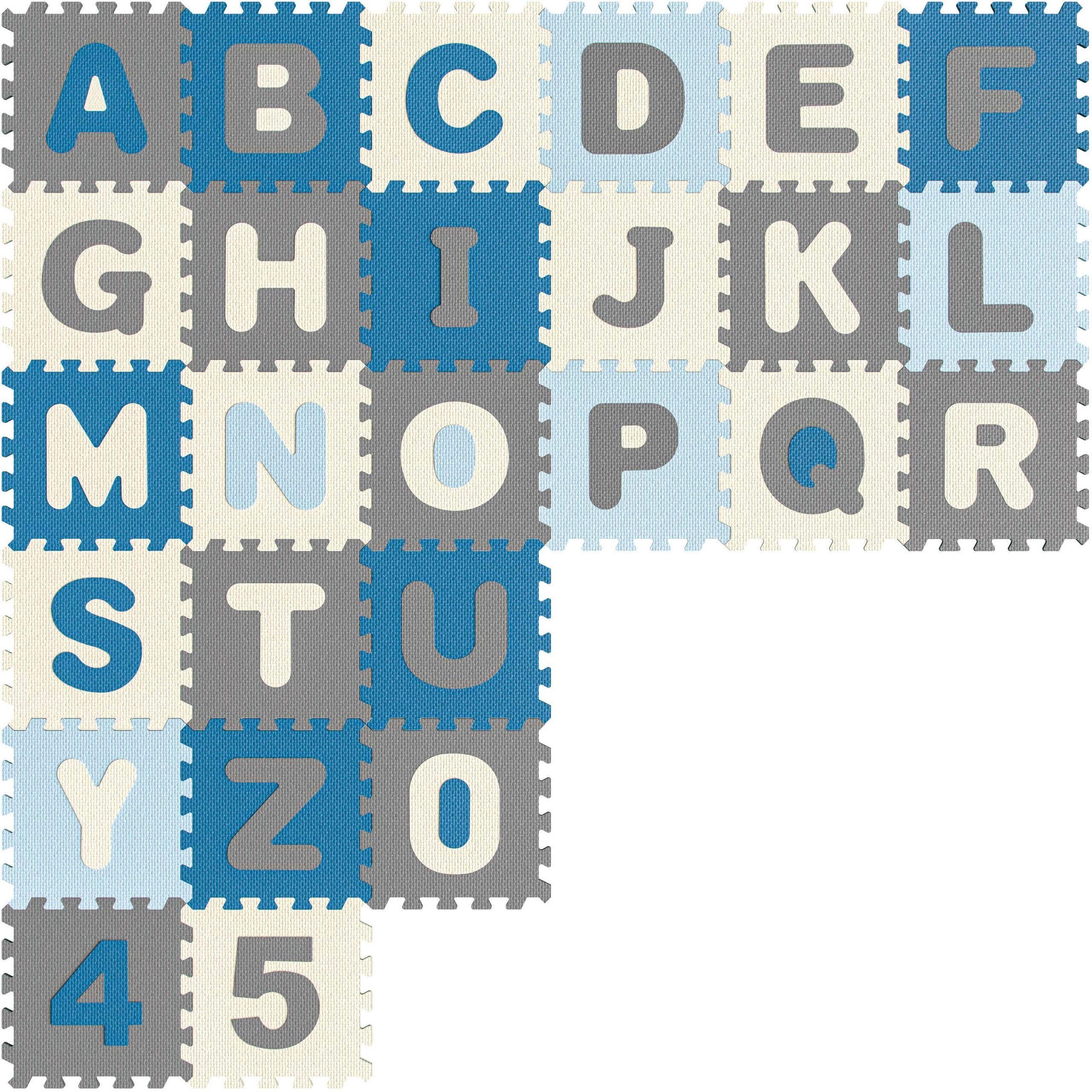 Puzzlematte 86-tlg Blau