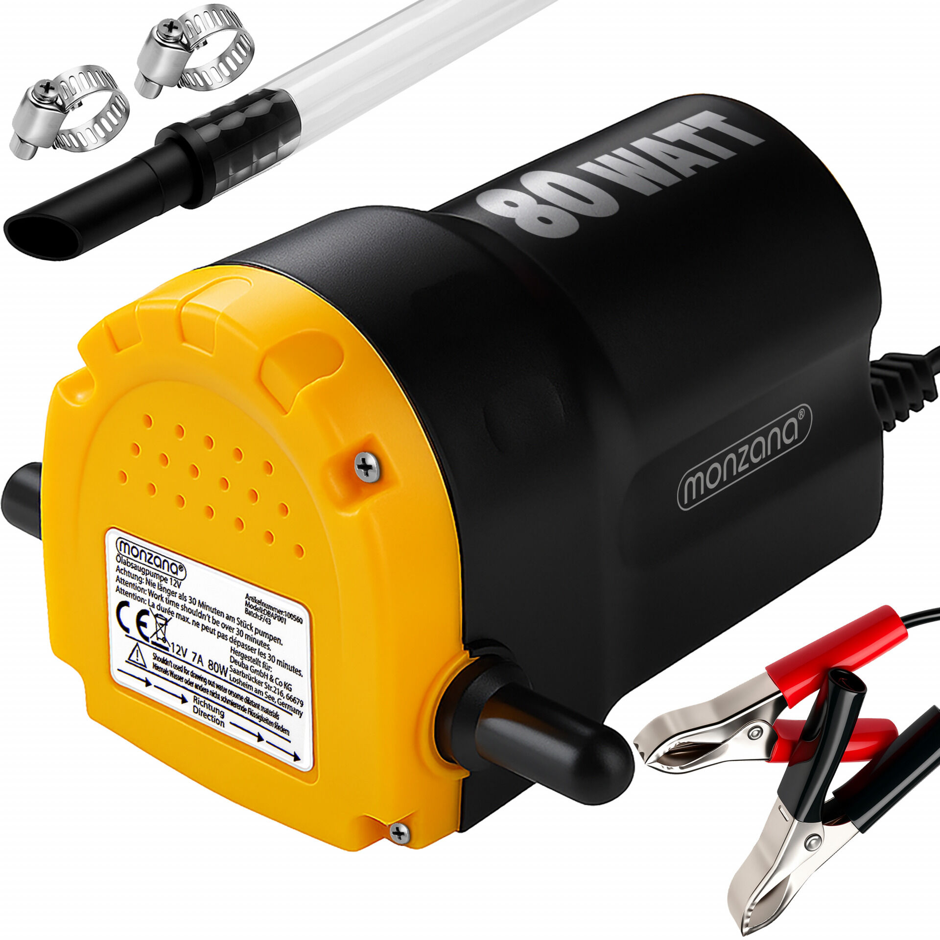 Ölabsaugpumpe 12 V - 80W