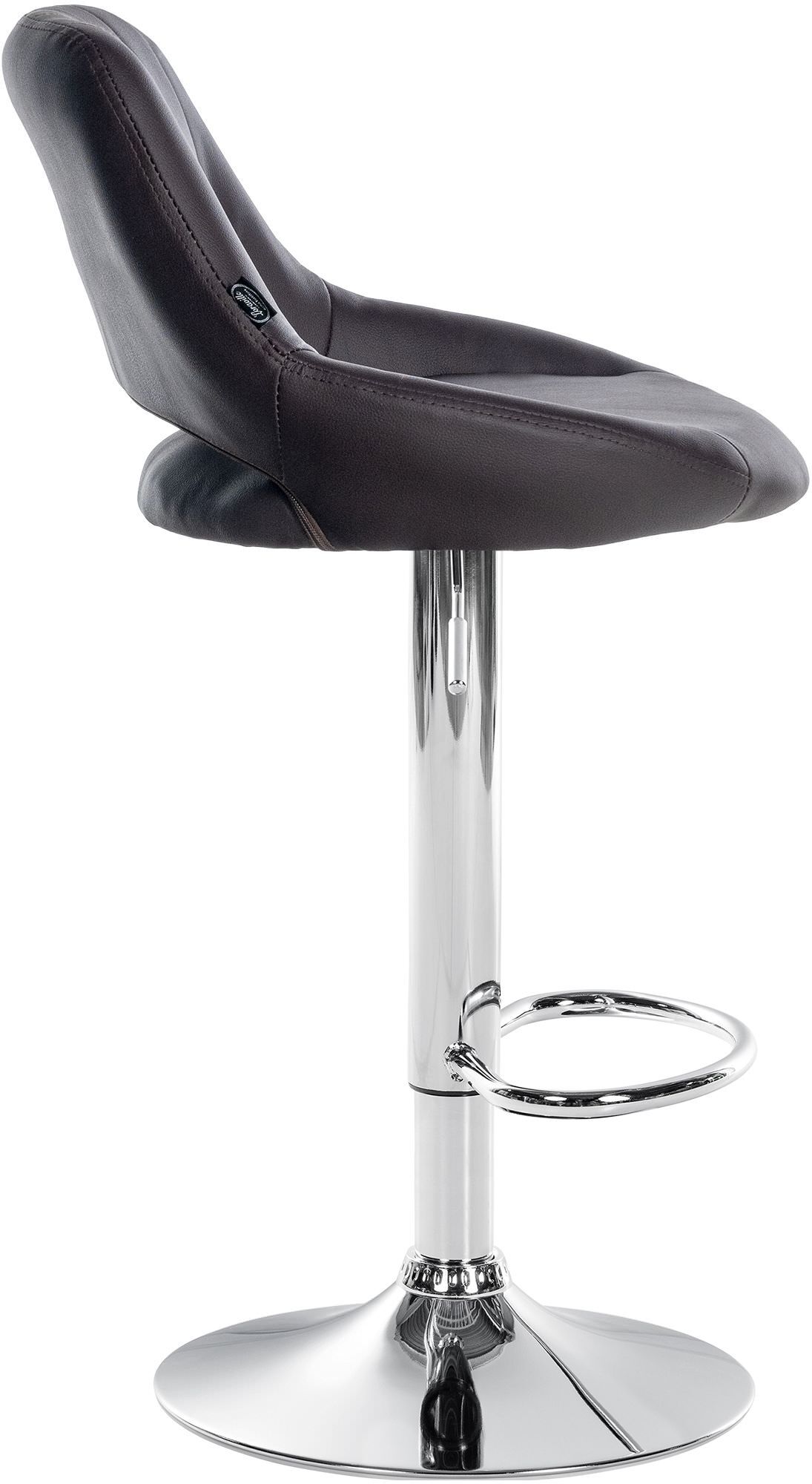 2er Set Barhocker Milet Kunstleder C, braun