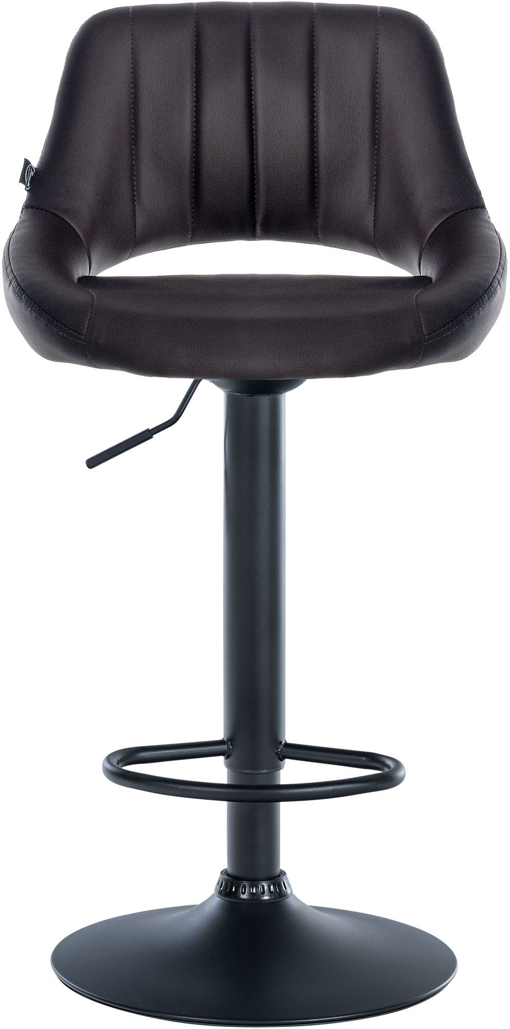 Barhocker Milet Kunstleder schwarz, braun