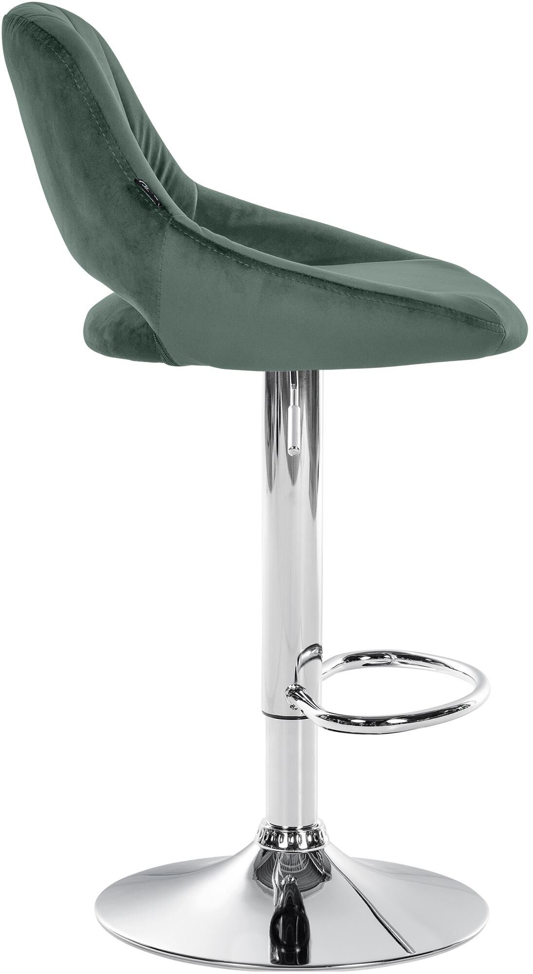 2er Set Barhocker Milet Samt C, grün
