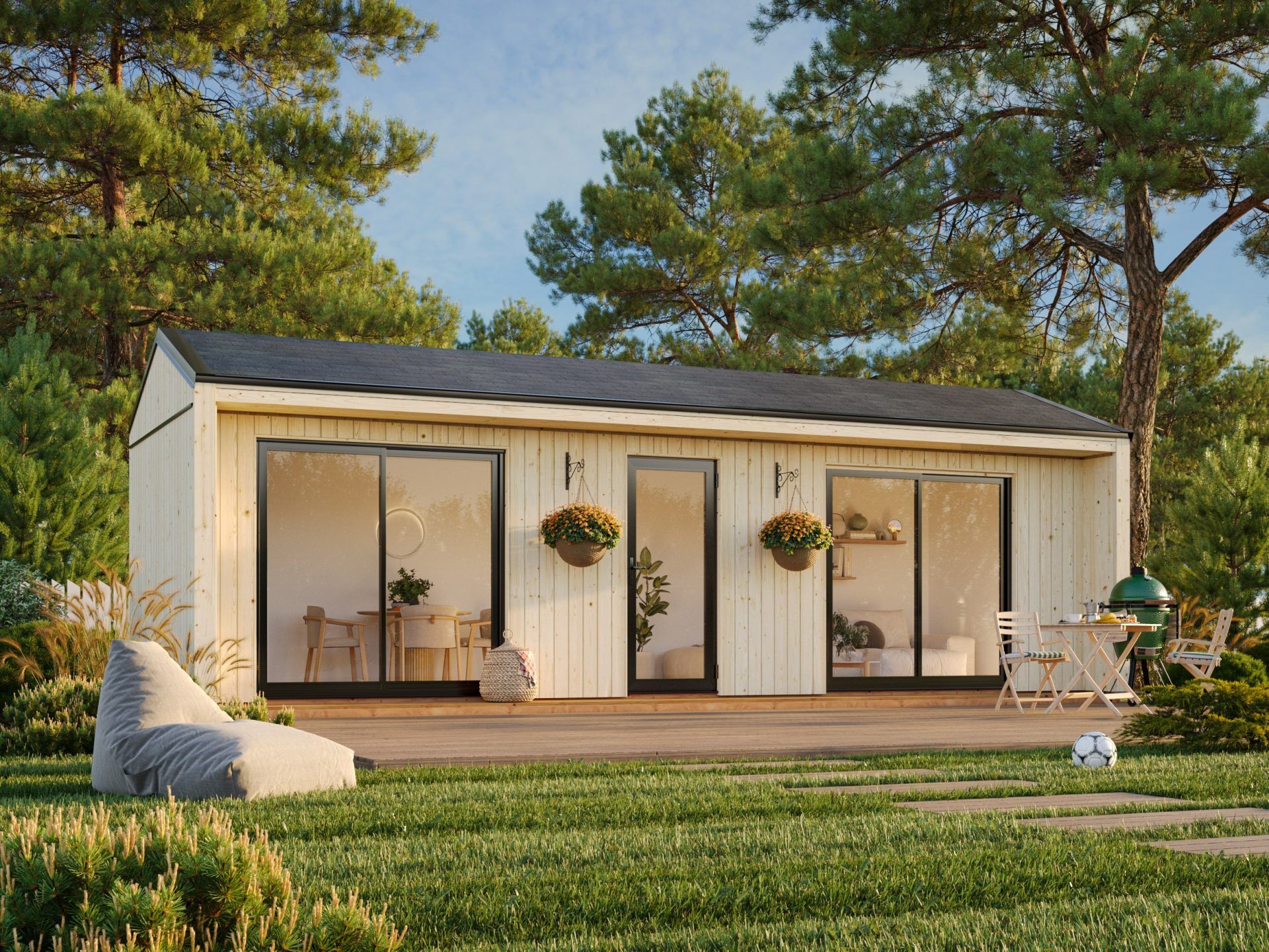Palmako Tinyhaus Gartenhaus Rebekka 22,4 m²