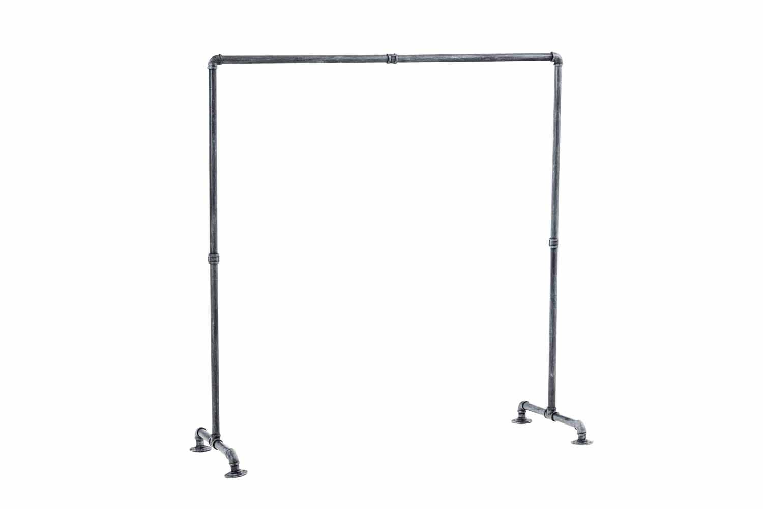 Kleiderständer Jersey 55x150x150, silber