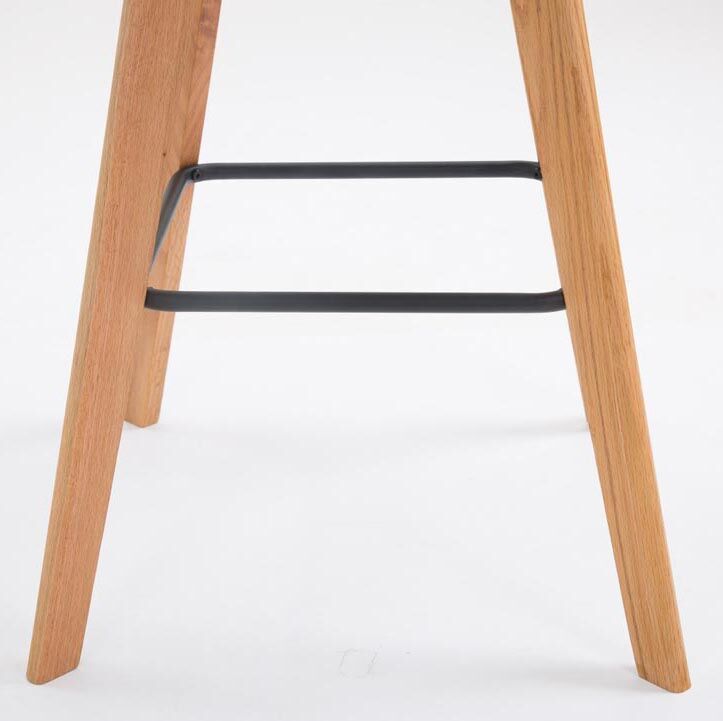 2er Set Barhocker Metz Kunstleder natura, creme