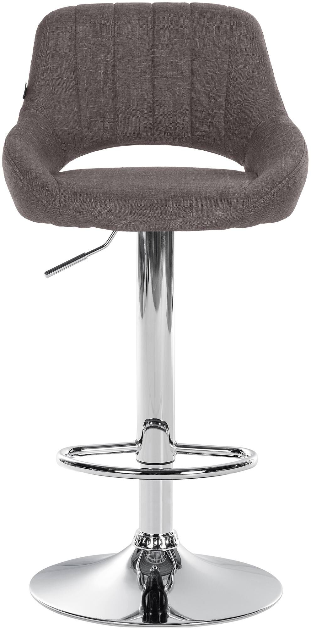 2er Set Barhocker Milet Stoff C, dunkelgrau