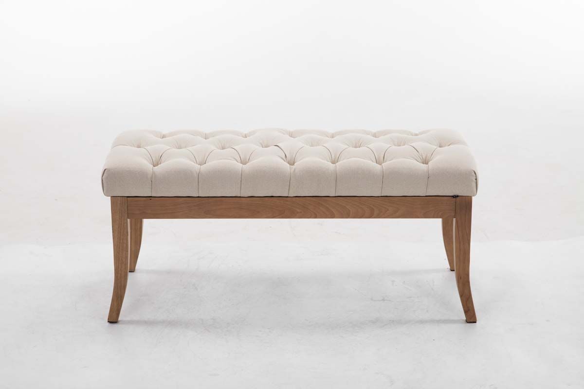 Sitzbank Ramses Stoff antik-hell 100, creme