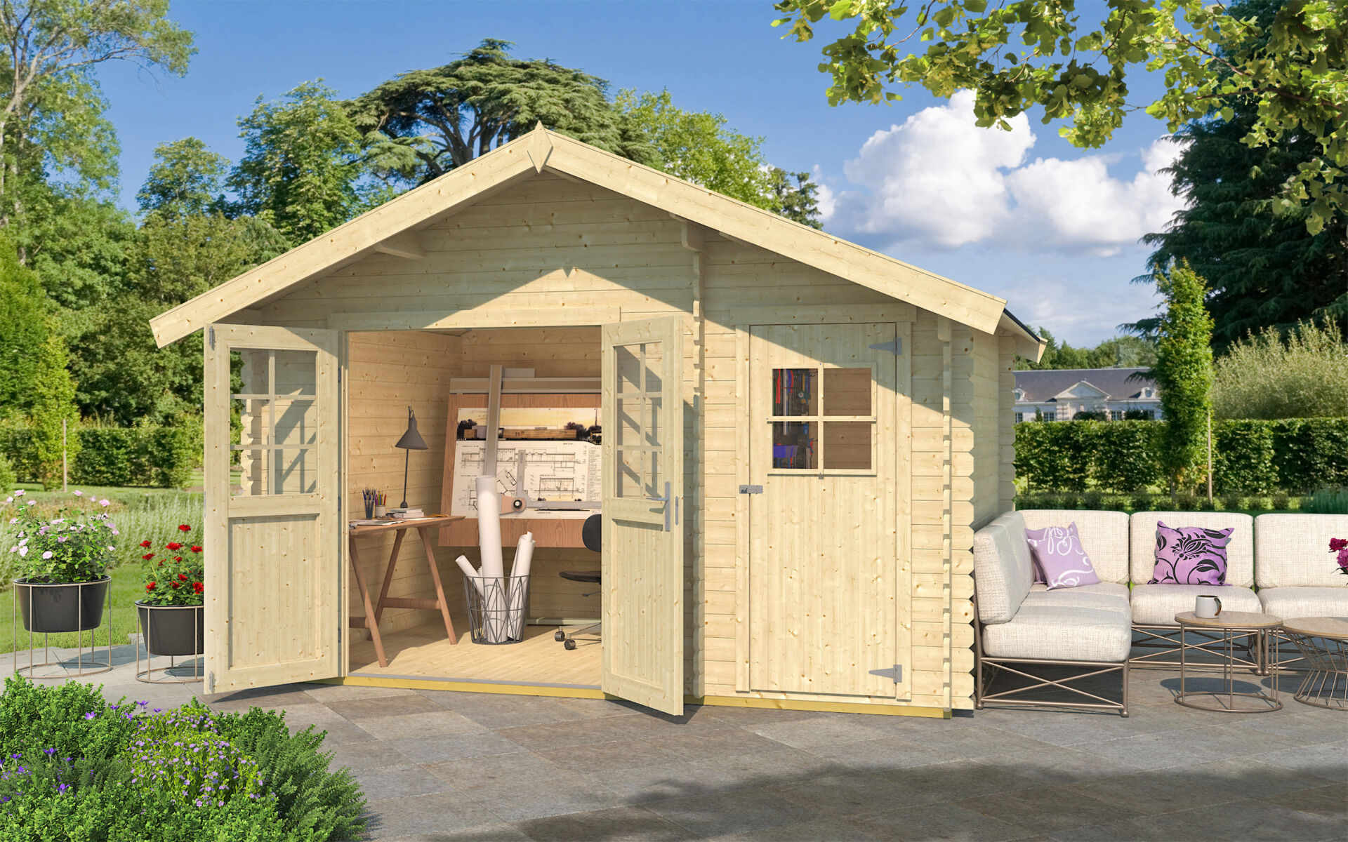 weka Gartenhaus 253 - 4,2x3,1m