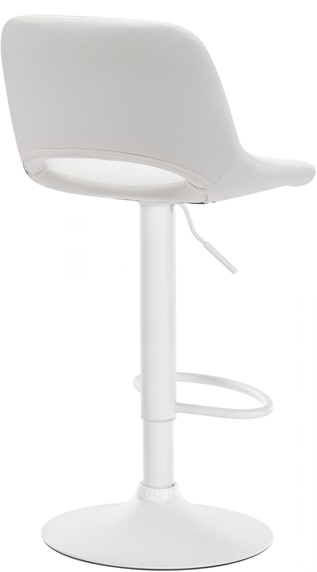 Barhocker Camden Kunstleder weiß, weiß