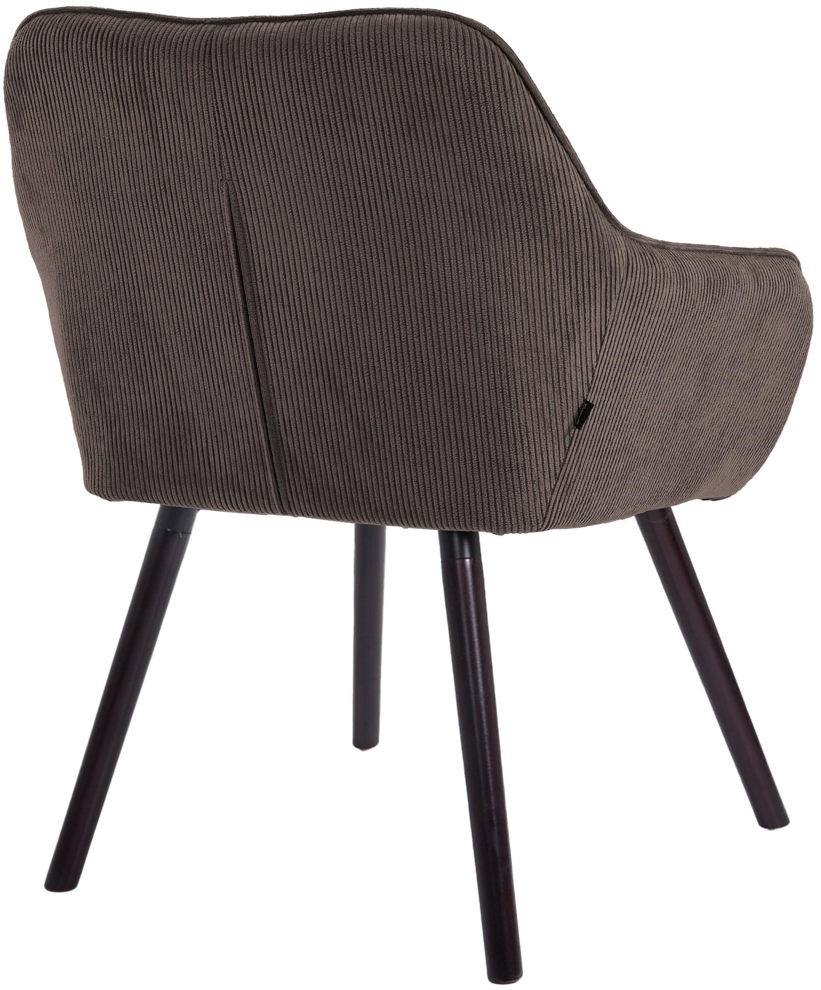 Esszimmerstuhl Vienna Cord schwarz, braun