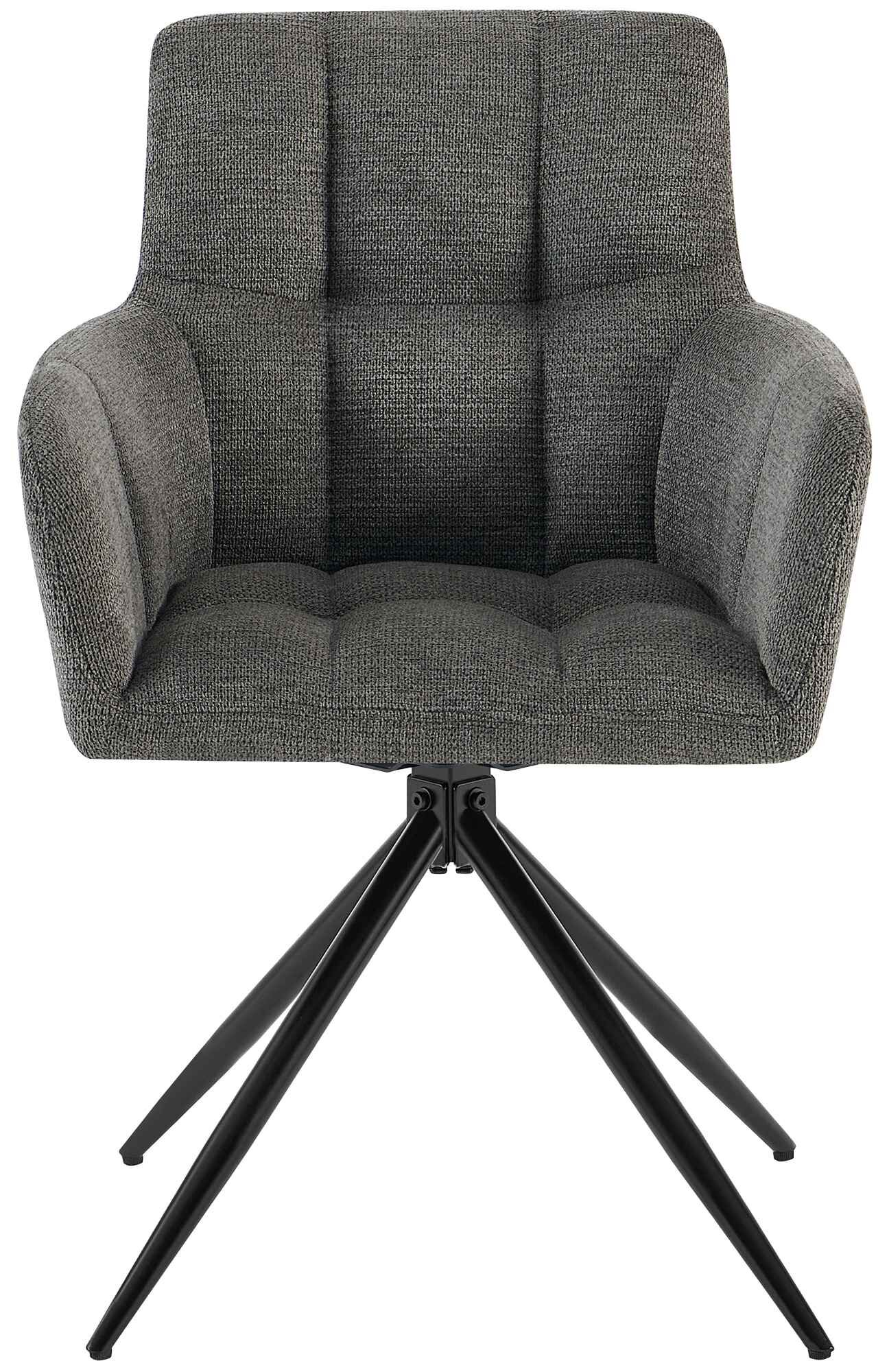 Esszimmerstuhl Jonah Stoff, dunkelgrau