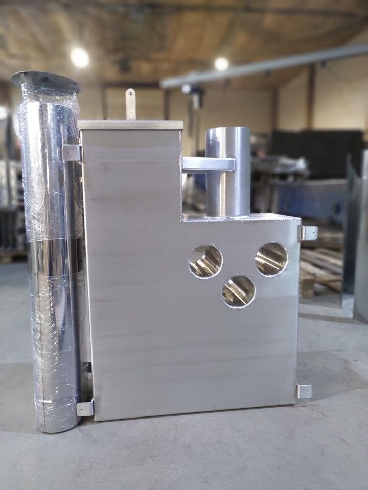 Holz Innenofen für Badefass 30 KW, Aluminium 5754