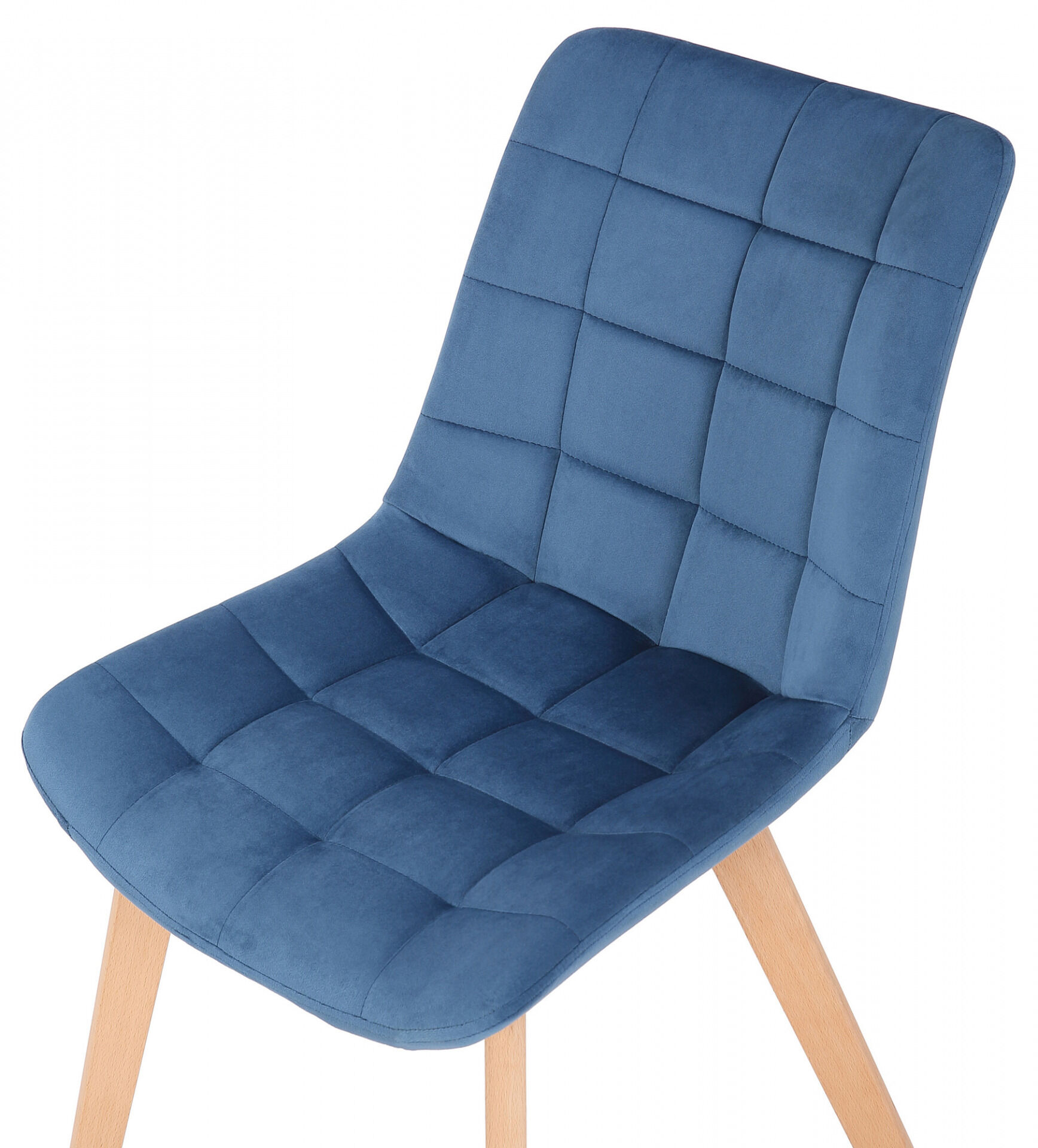 Esszimmerstuhl Passaic Samt, blau