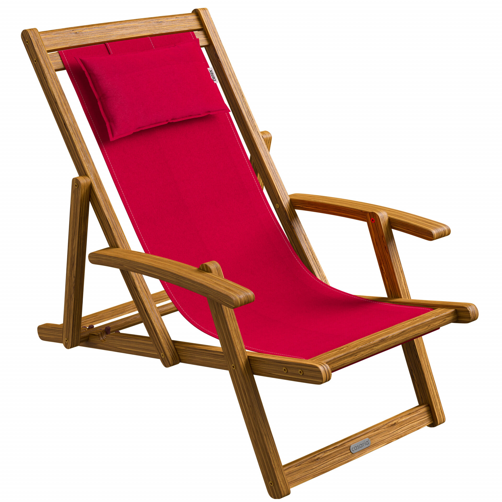 Gartenliege Rot Akazienholz 94x60x94cm