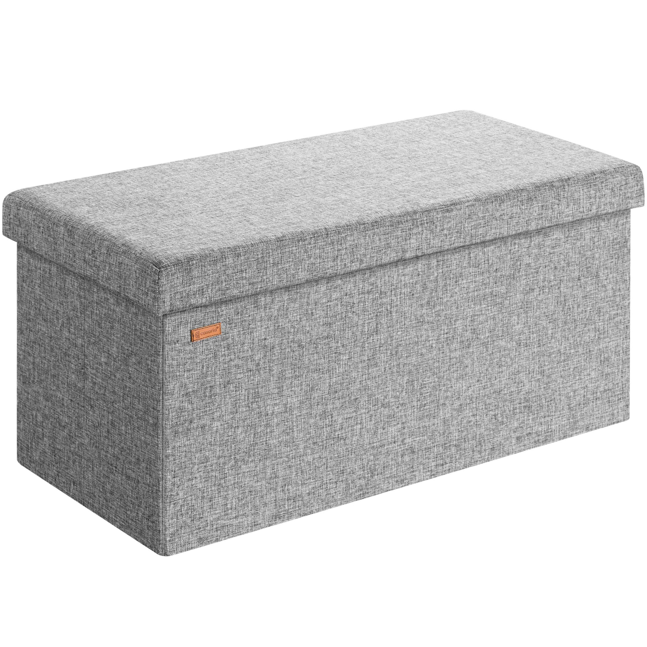 Sitzbank Grau 80x40x40cm MDF faltbar