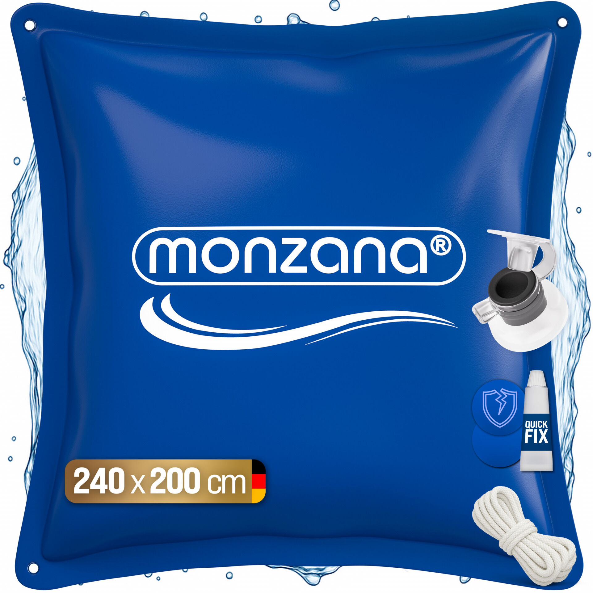 Poolkissen XL Blau 240x200cm -20°C