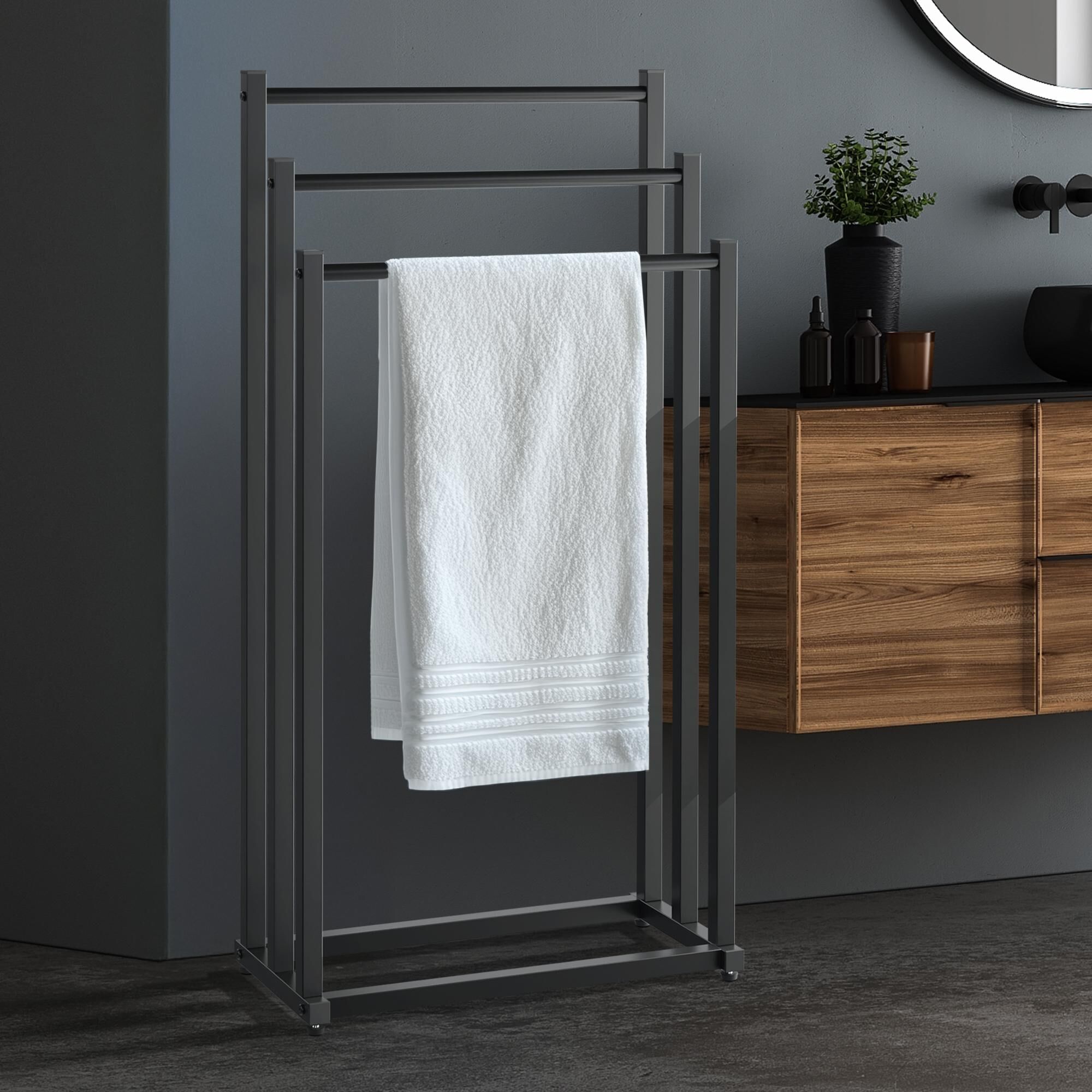 Handtuchhalter Anoka, schwarz