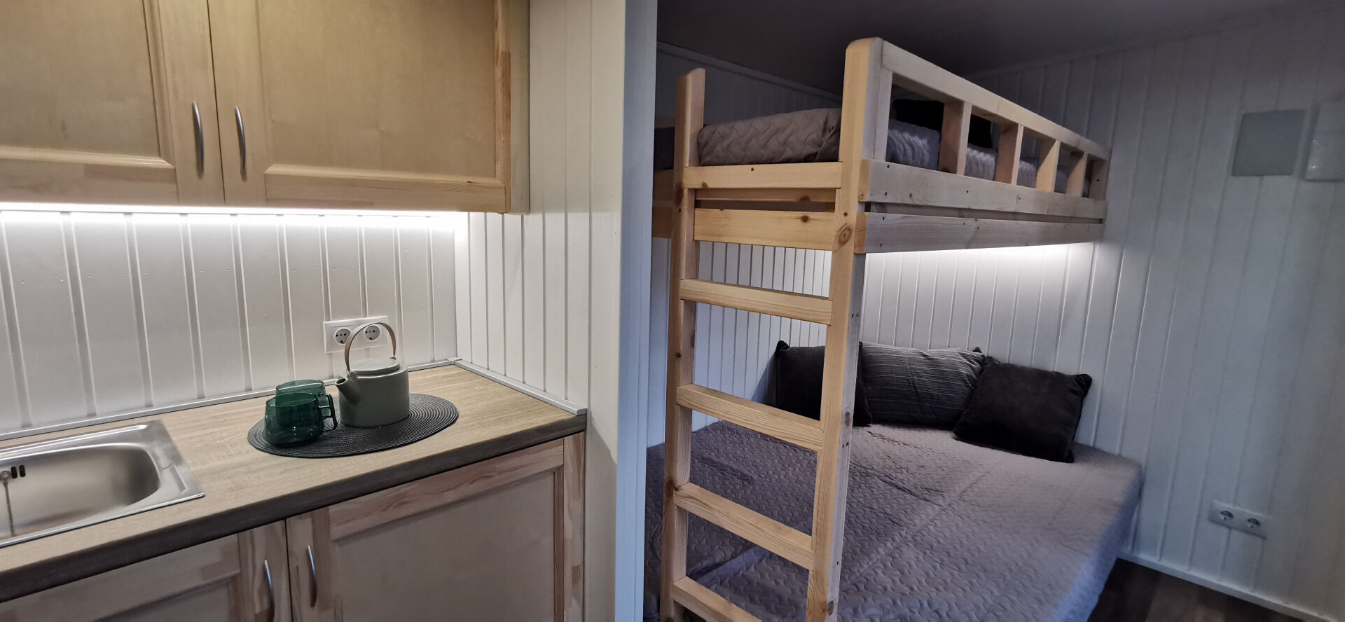 Mobilhaus Tinyhaus 2,3 x 4,9 m, Naturbelassen