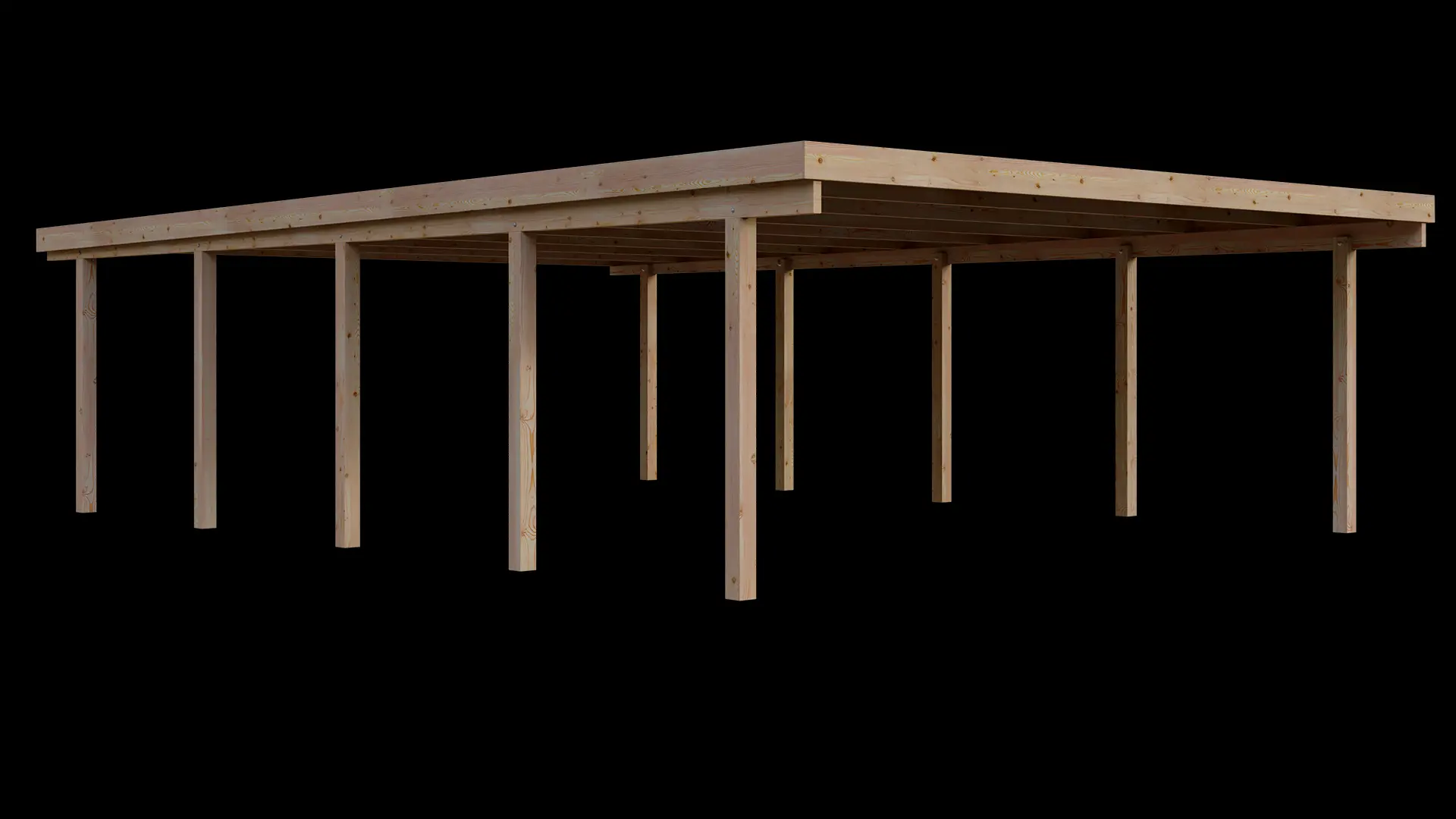 Carport VC 610x900 Lärche