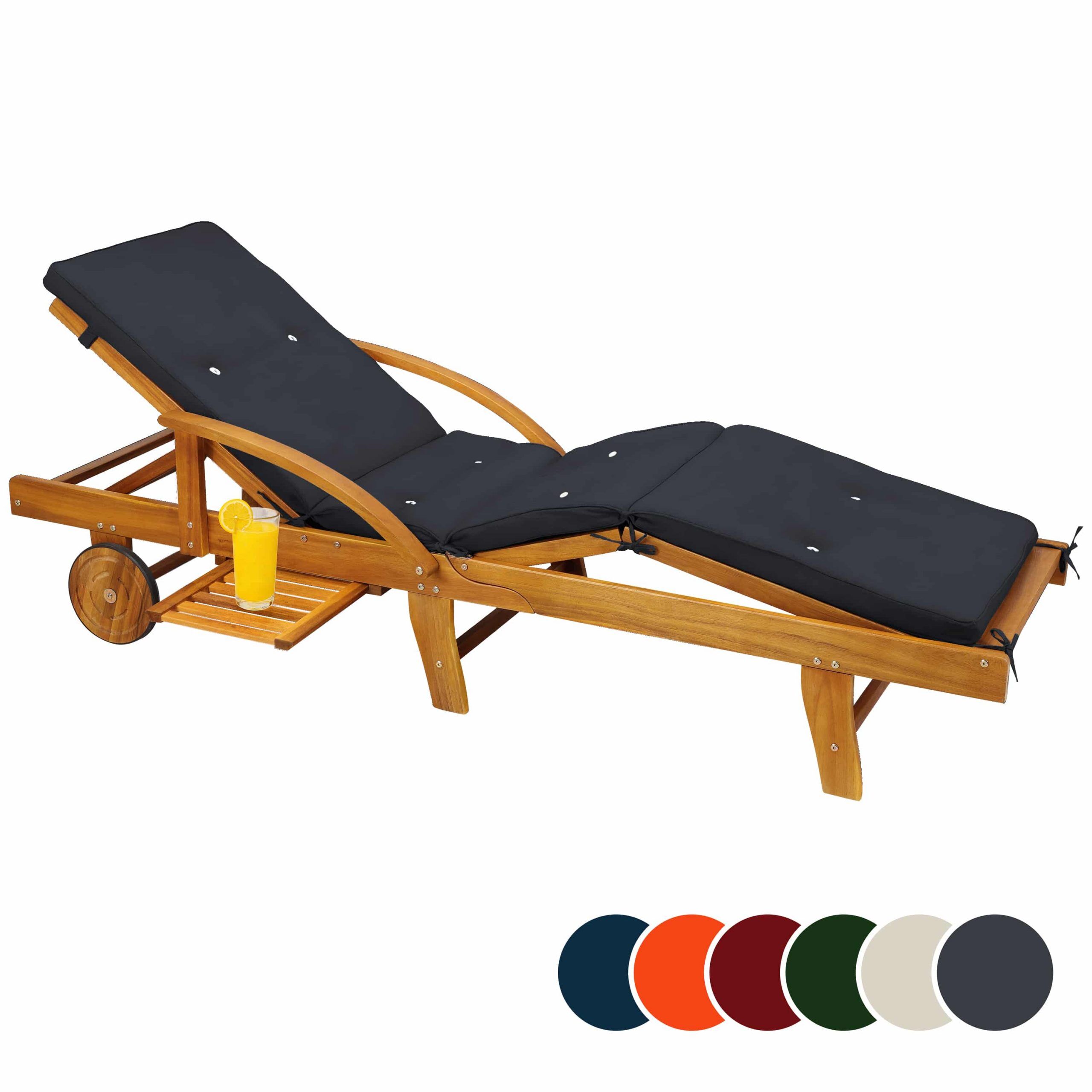 Auflage Sunlounger Anthrazit 195x55x5cm