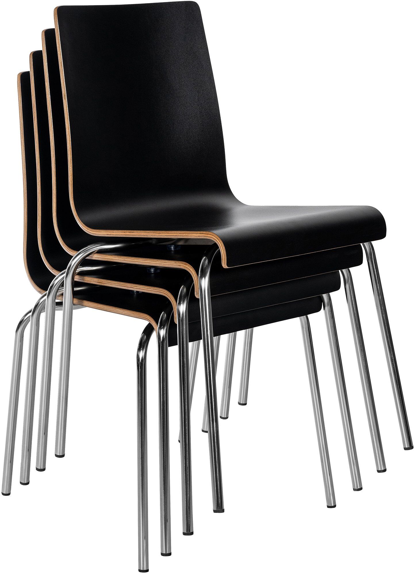 Besucherstuhl Gahanna, schwarz