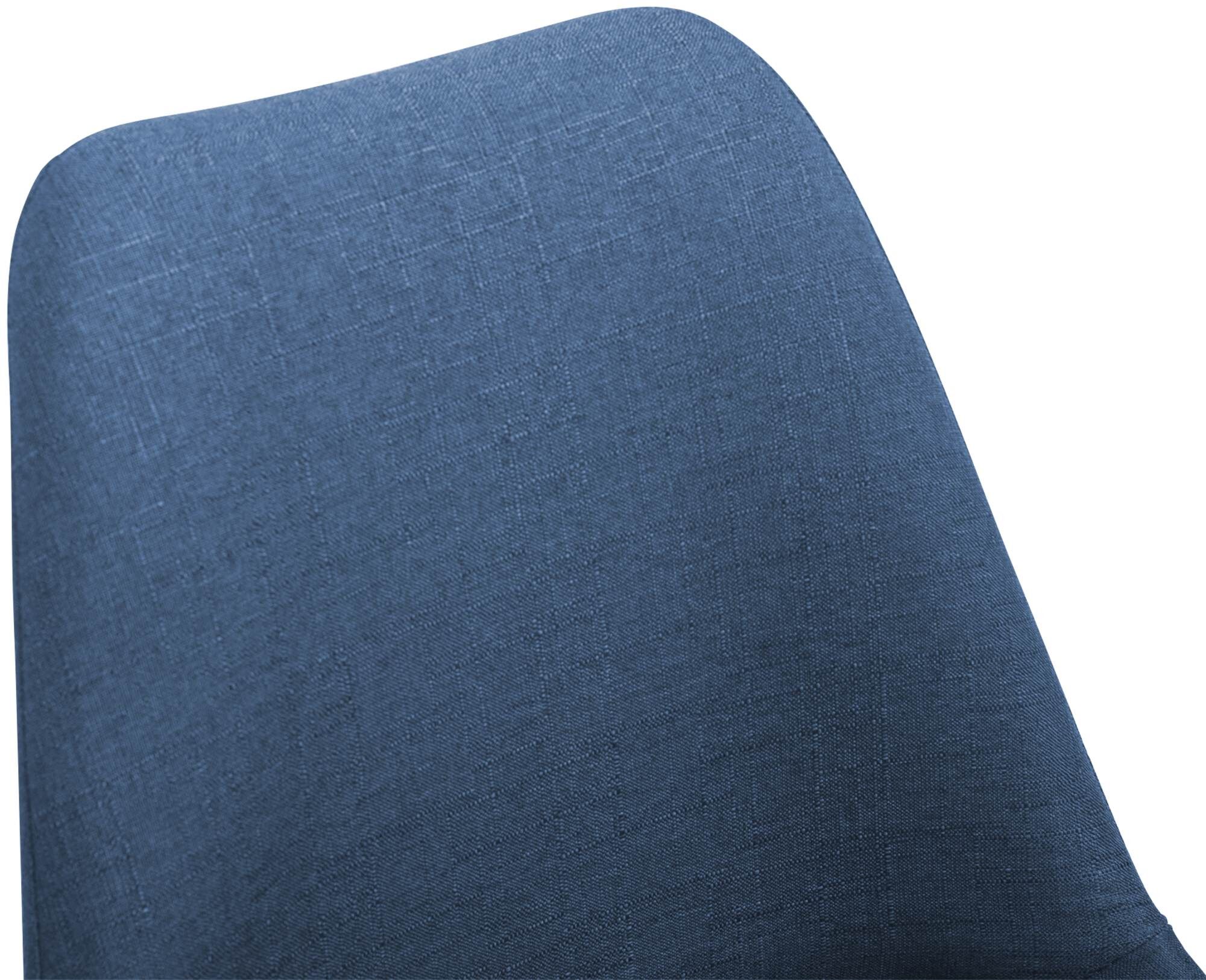 Stuhl Maverick C Stoff, blau