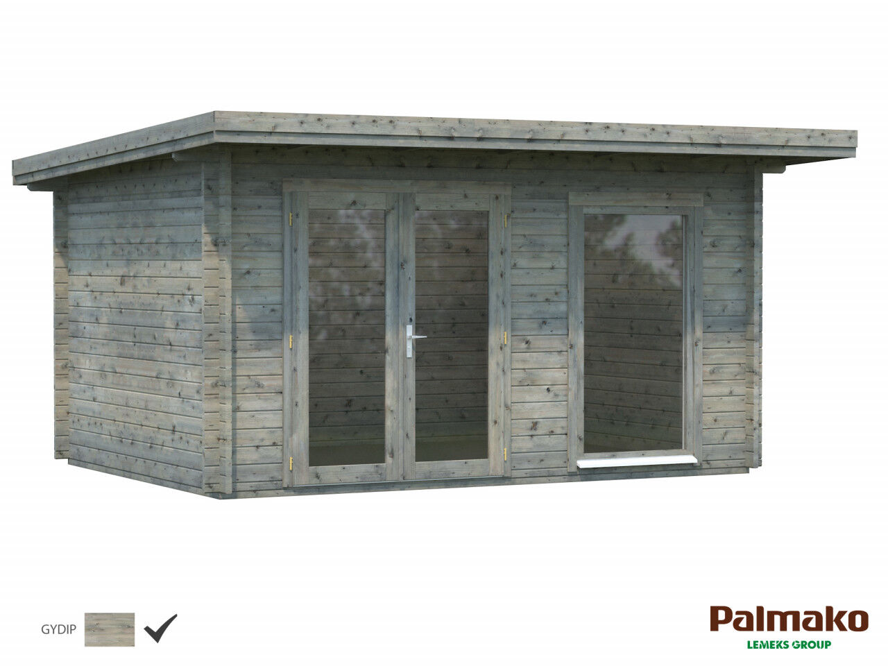 Palmako Pultdach Gartenhaus Heidi 11,7 m²