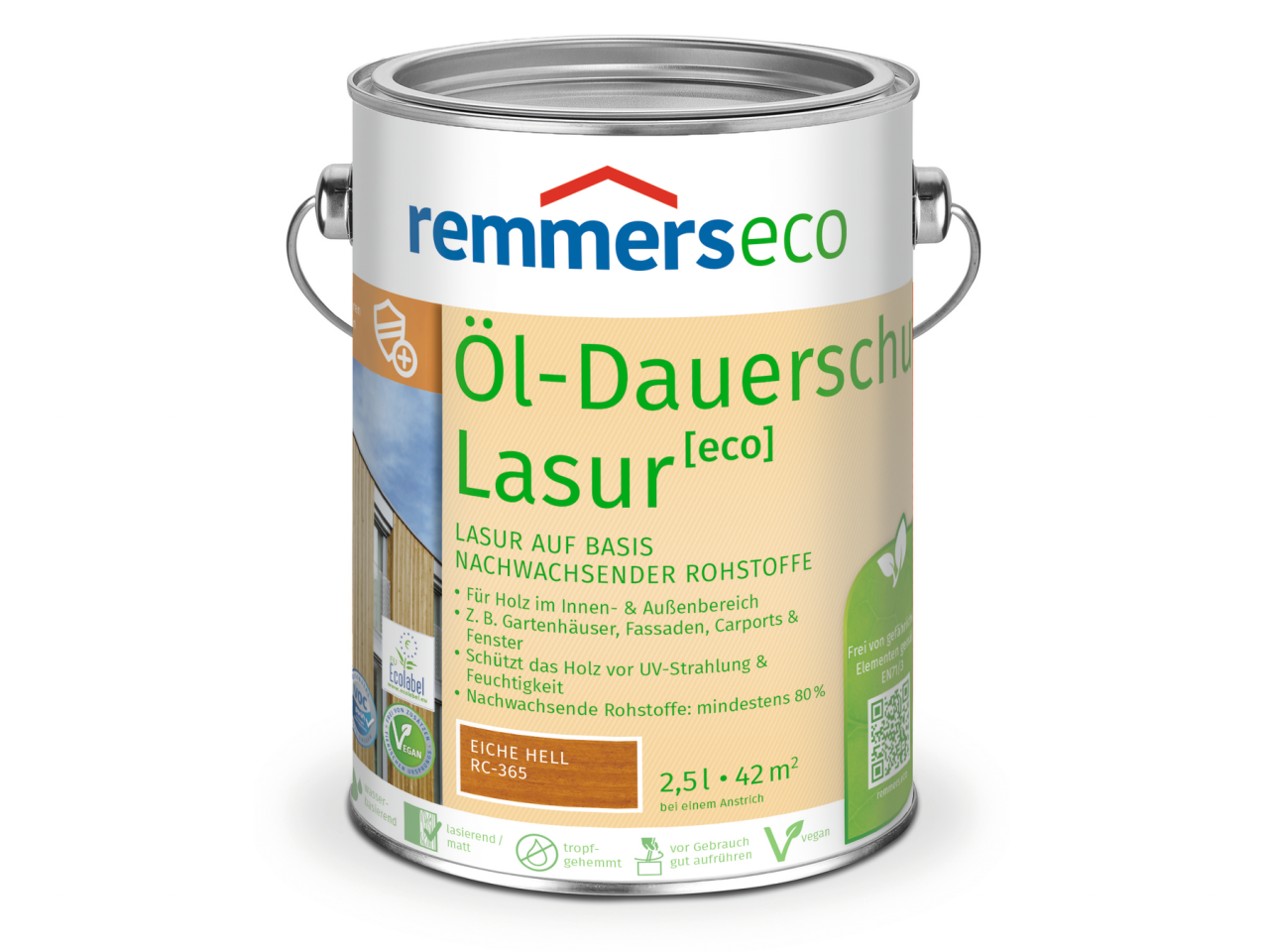 Remmers Öl-Dauerschutz-Lasur [eco] 2.5 l