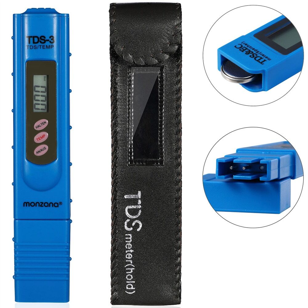 Digitaler TDS-3 Wasser Tester mit LCD Anzeige + Batterie