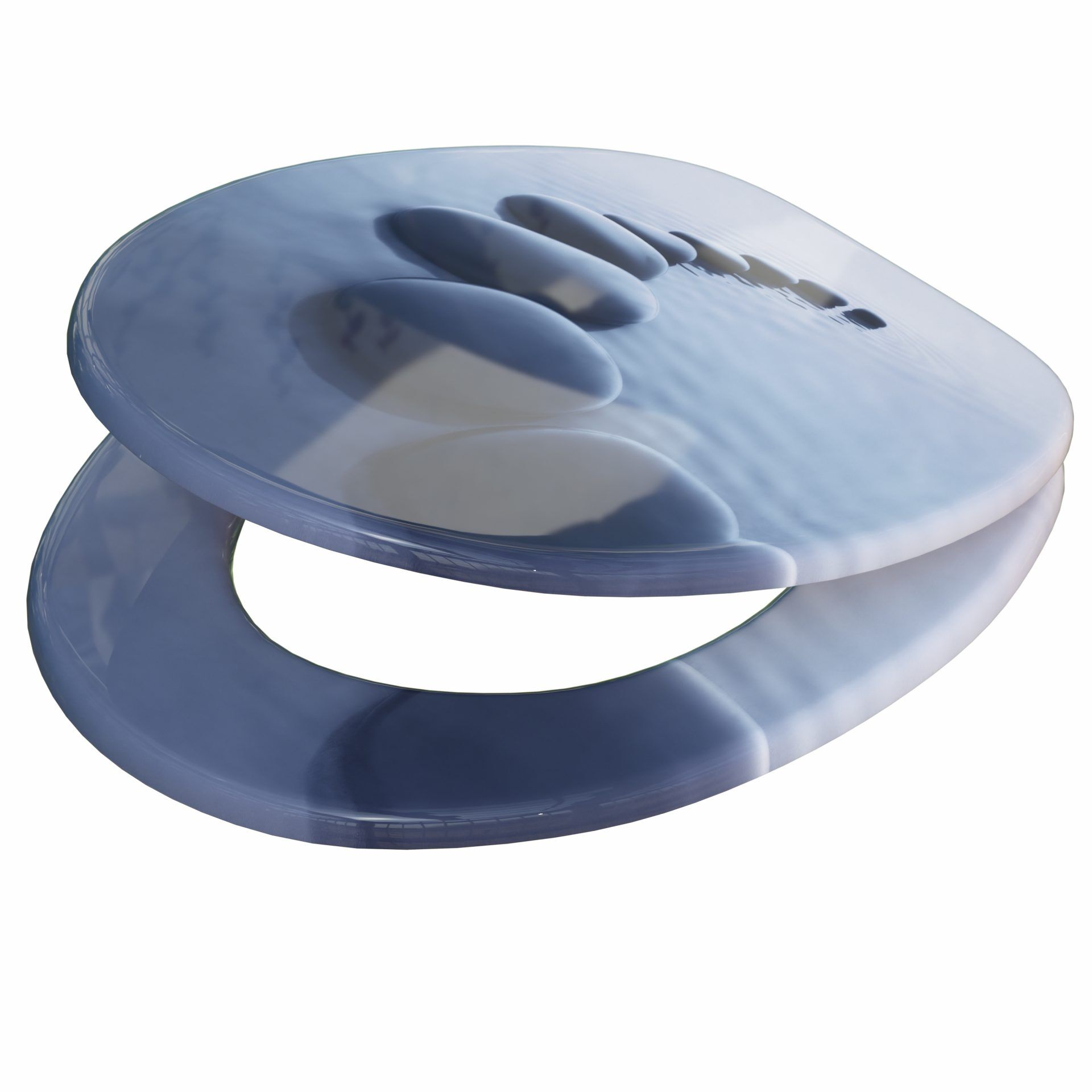 Toilettensitz Stonedesign mit Absenkautomatik