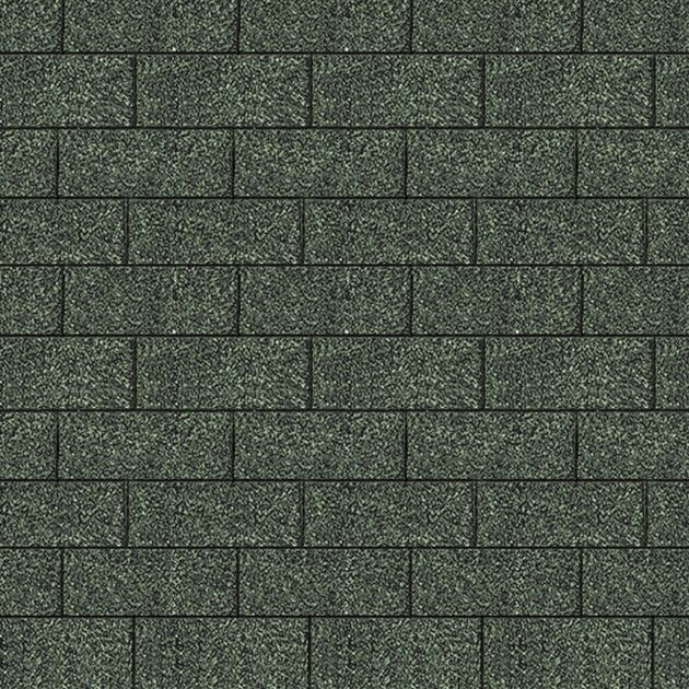 Dachschindeln Rechteck dunkelgrün