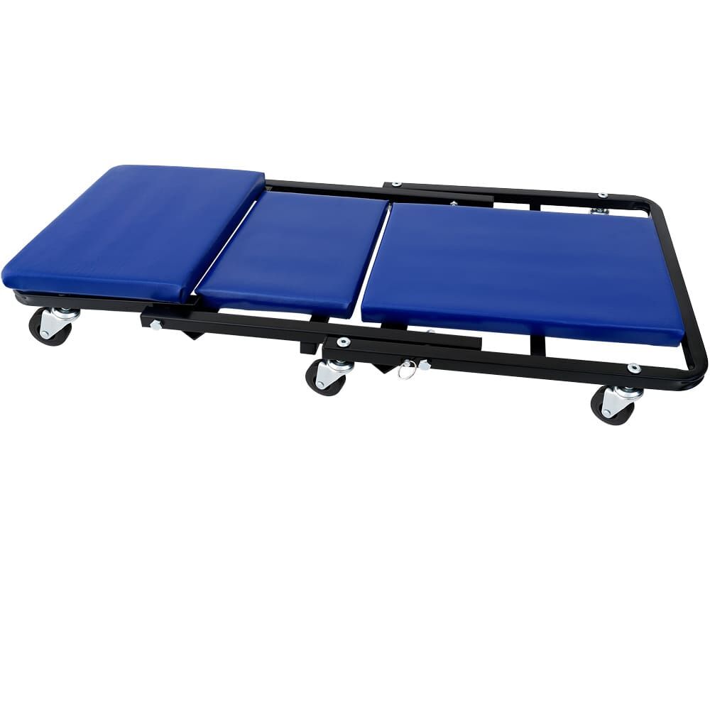 Kfz-Montageliege Rollbrett Blau 92x44x12cm umbaubar