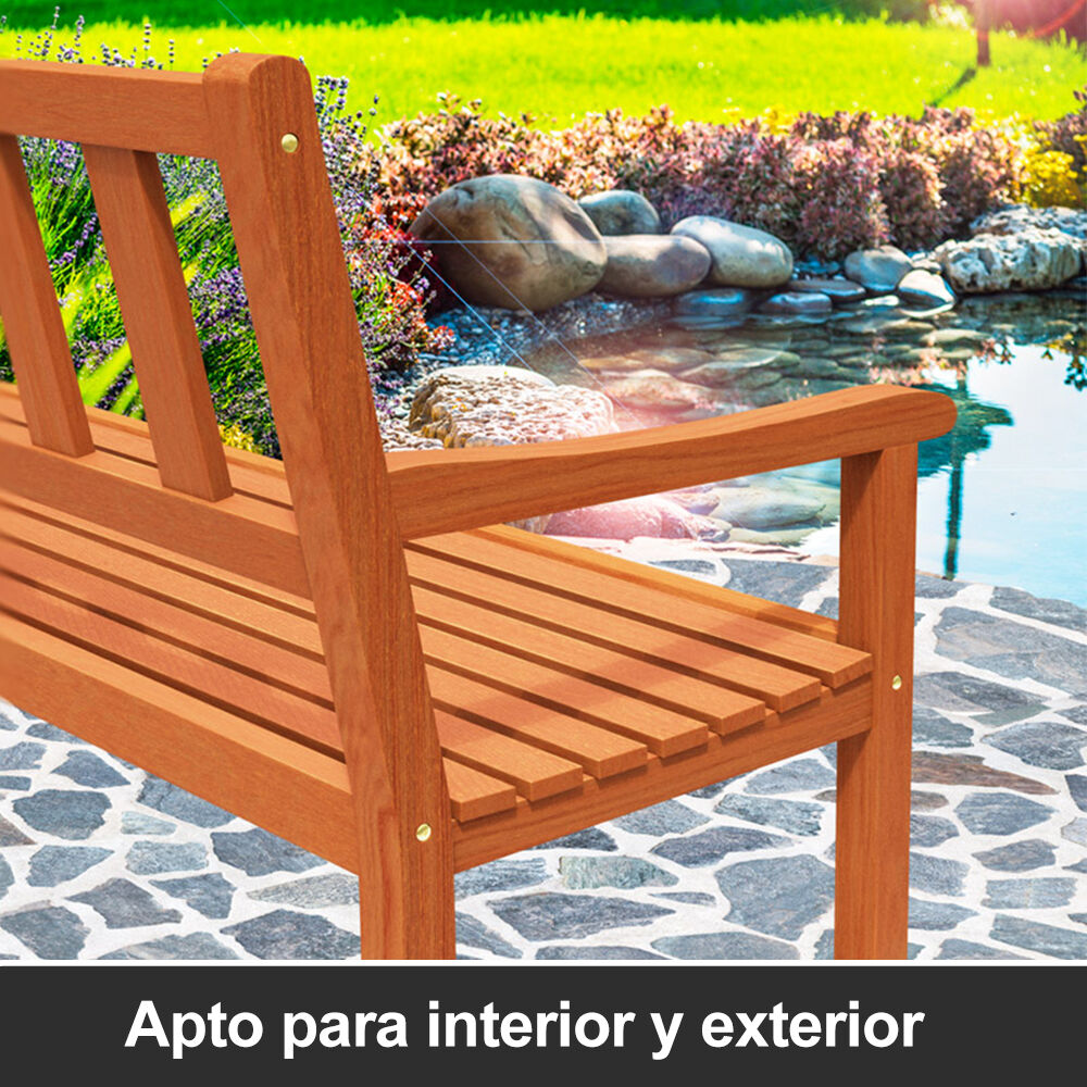 Gartenbank Kensington Akazienholz 120x90x50-58cm