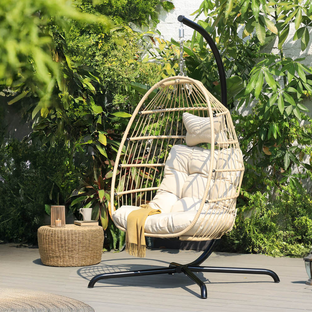 Hängesessel LOMA – 1 Sitzer Beige