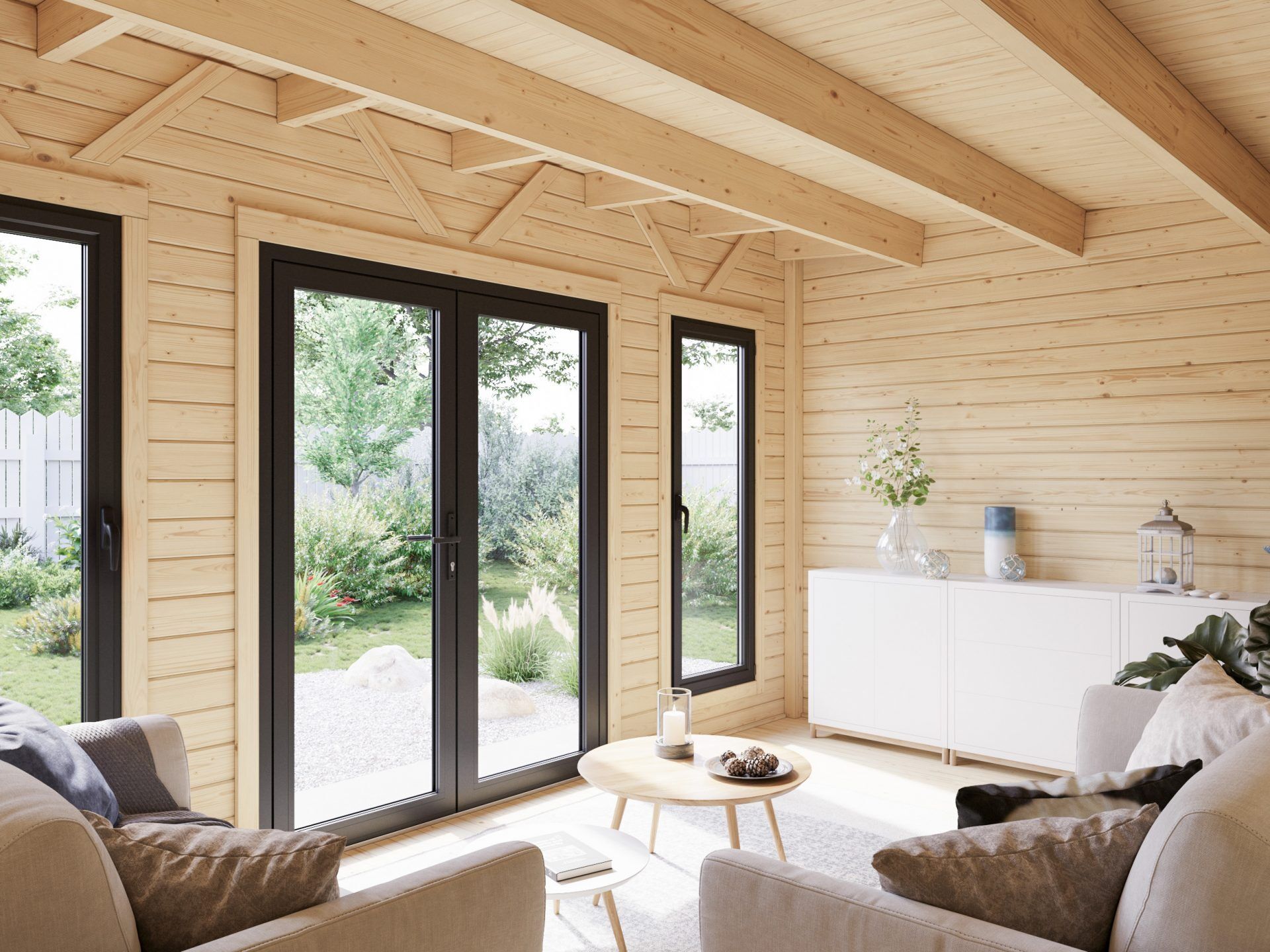 Palmako Pultdach Gartenhaus Aurelia 12,7 m²