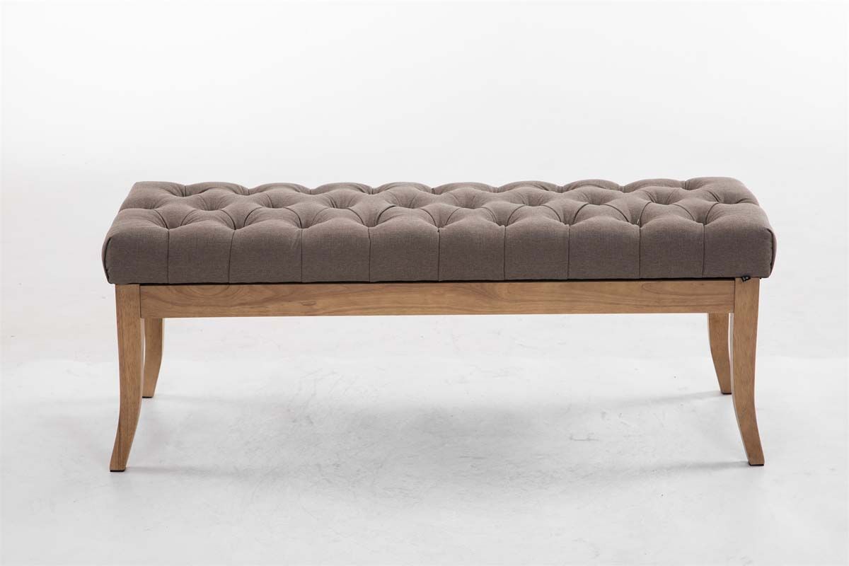 Sitzbank Ramses Stoff antik-hell 120, taupe