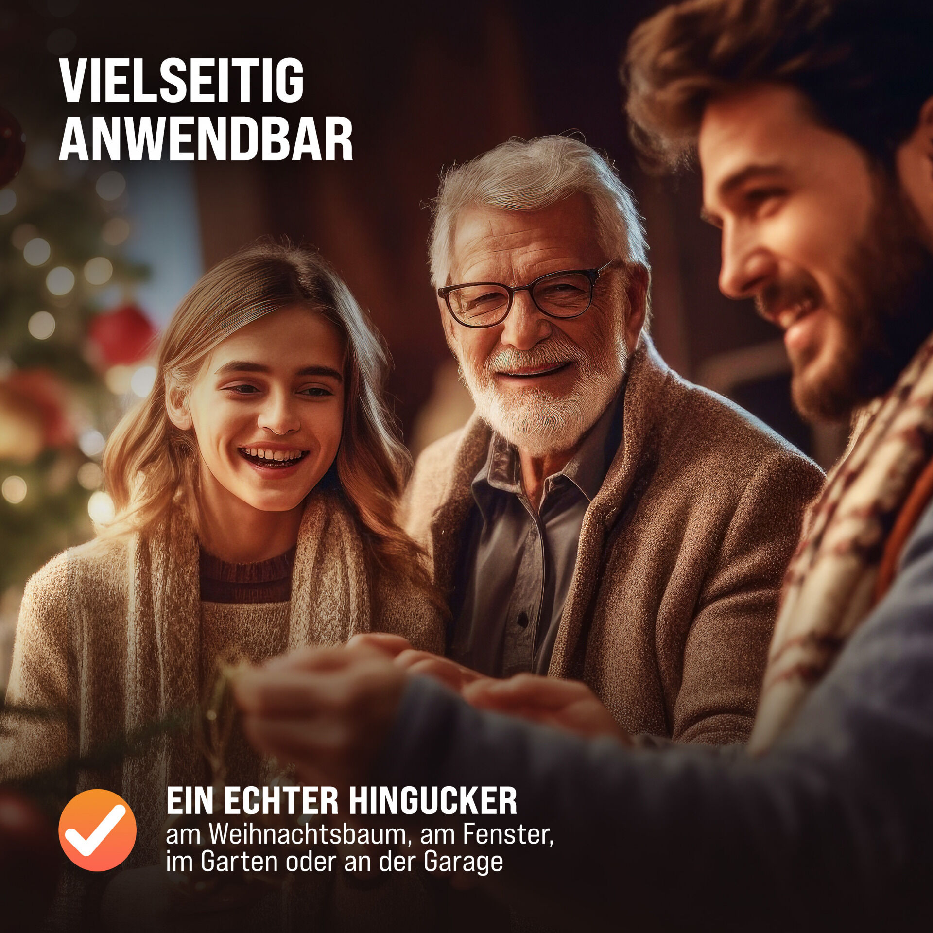 Lichterkette Weihnachten Eiszapfen Warmweiß 13m